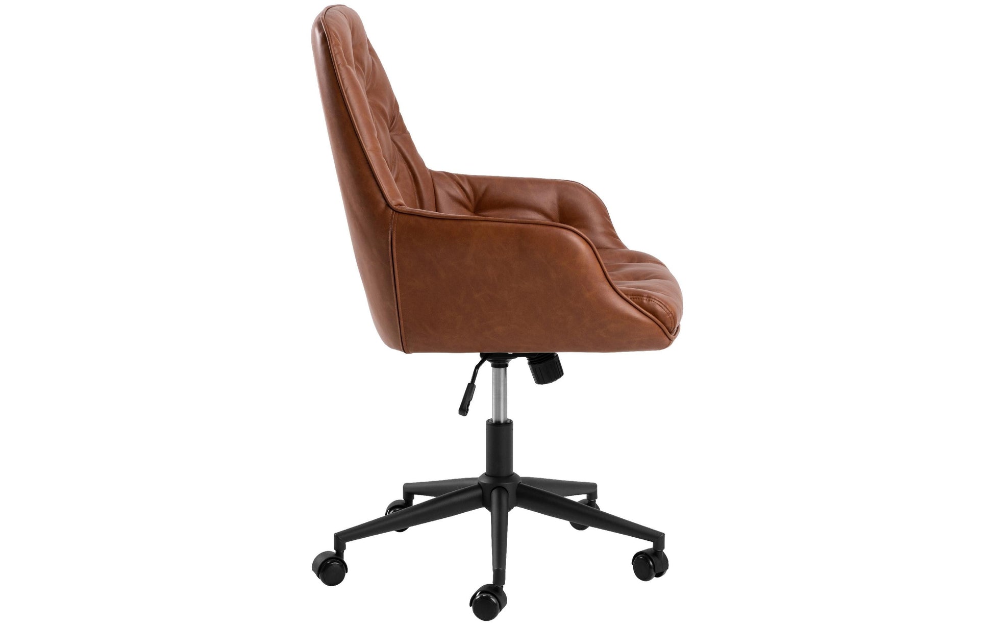 Actona AC Design Bürostuhl Erik – braun, Kunstleder