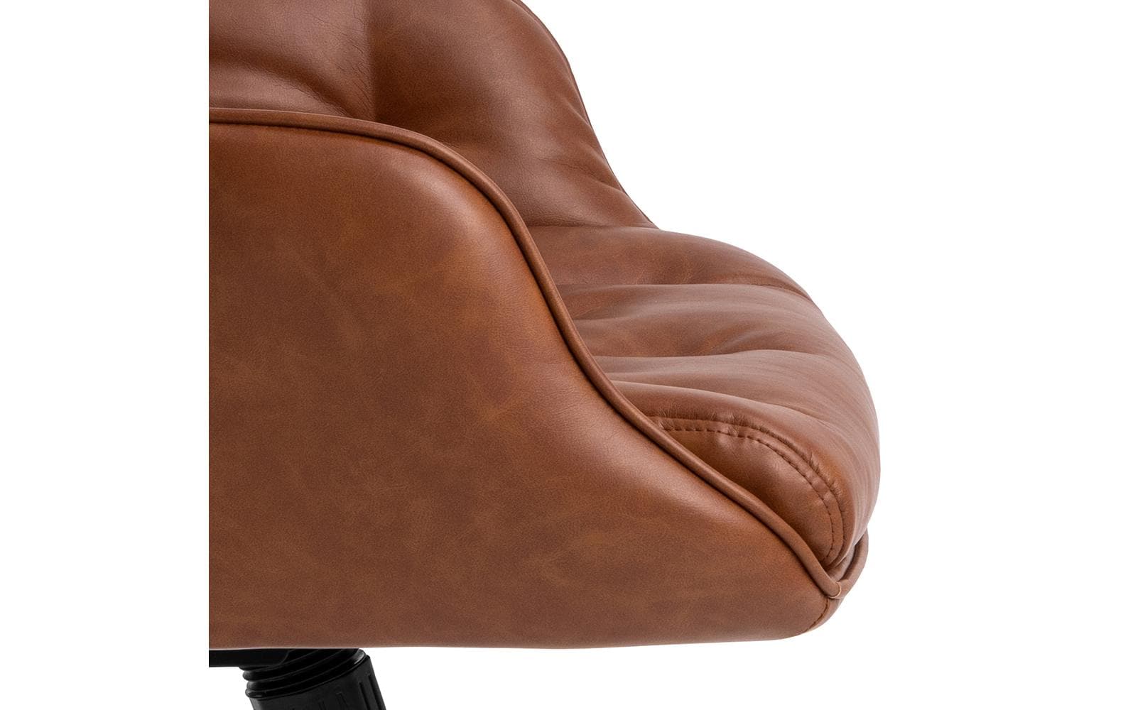 Actona AC Design Bürostuhl Erik – braun, Kunstleder