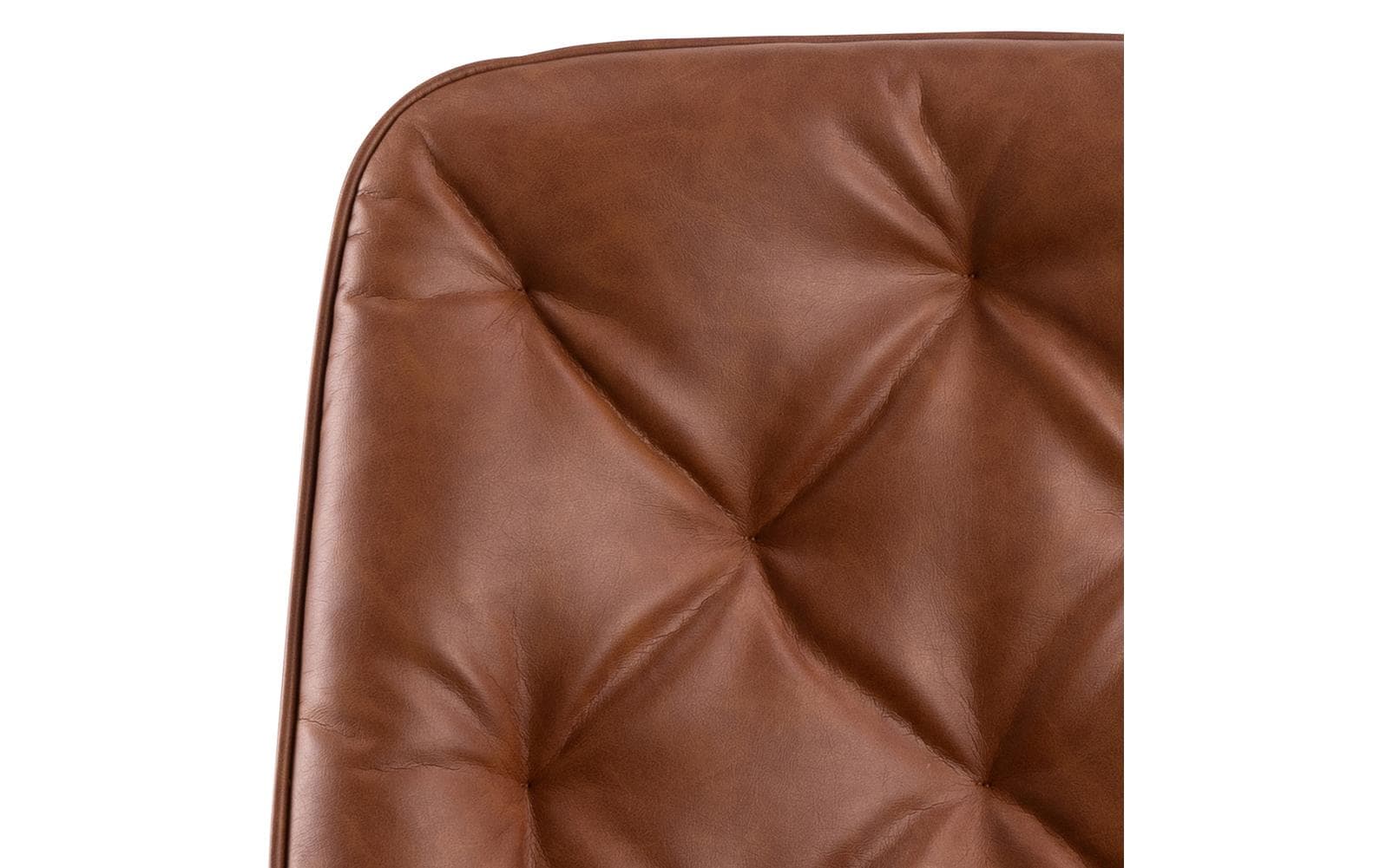 Actona AC Design Bürostuhl Erik – braun, Kunstleder