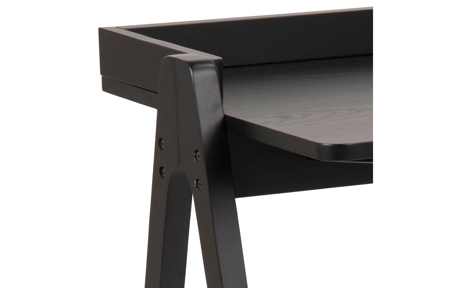 Actona Tischplatte – 126 × 51 cm – schwarz