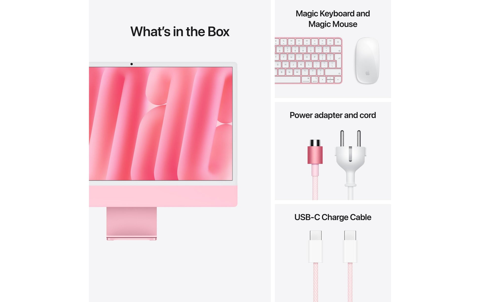 Apple iMac 24" (M4), 16 GB, 256 GB SSD, Pink