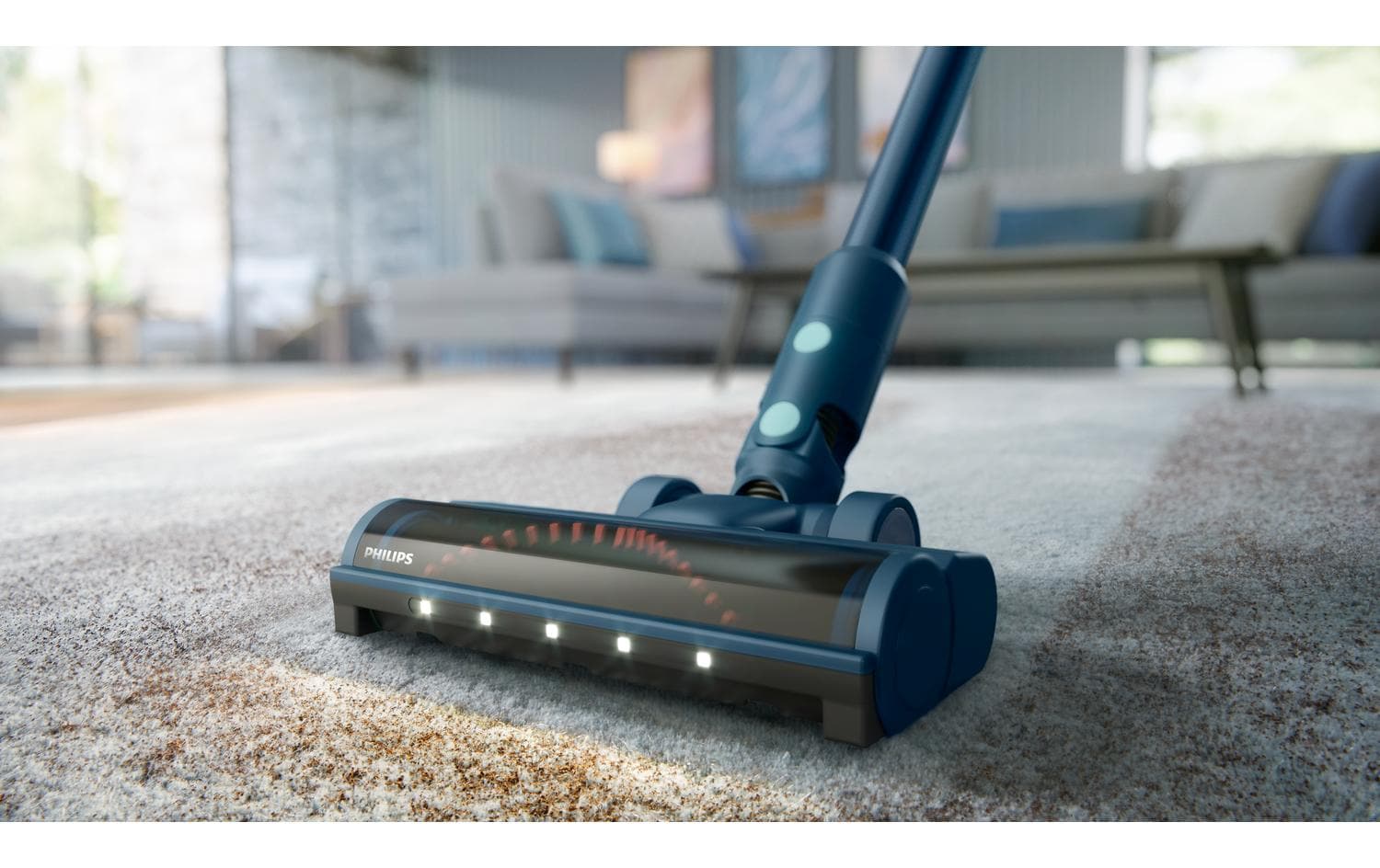Philips Stabstaubsauger XC5141/01 – 0,6 l, Akkubetrieb, 84 dB(A), 25 V