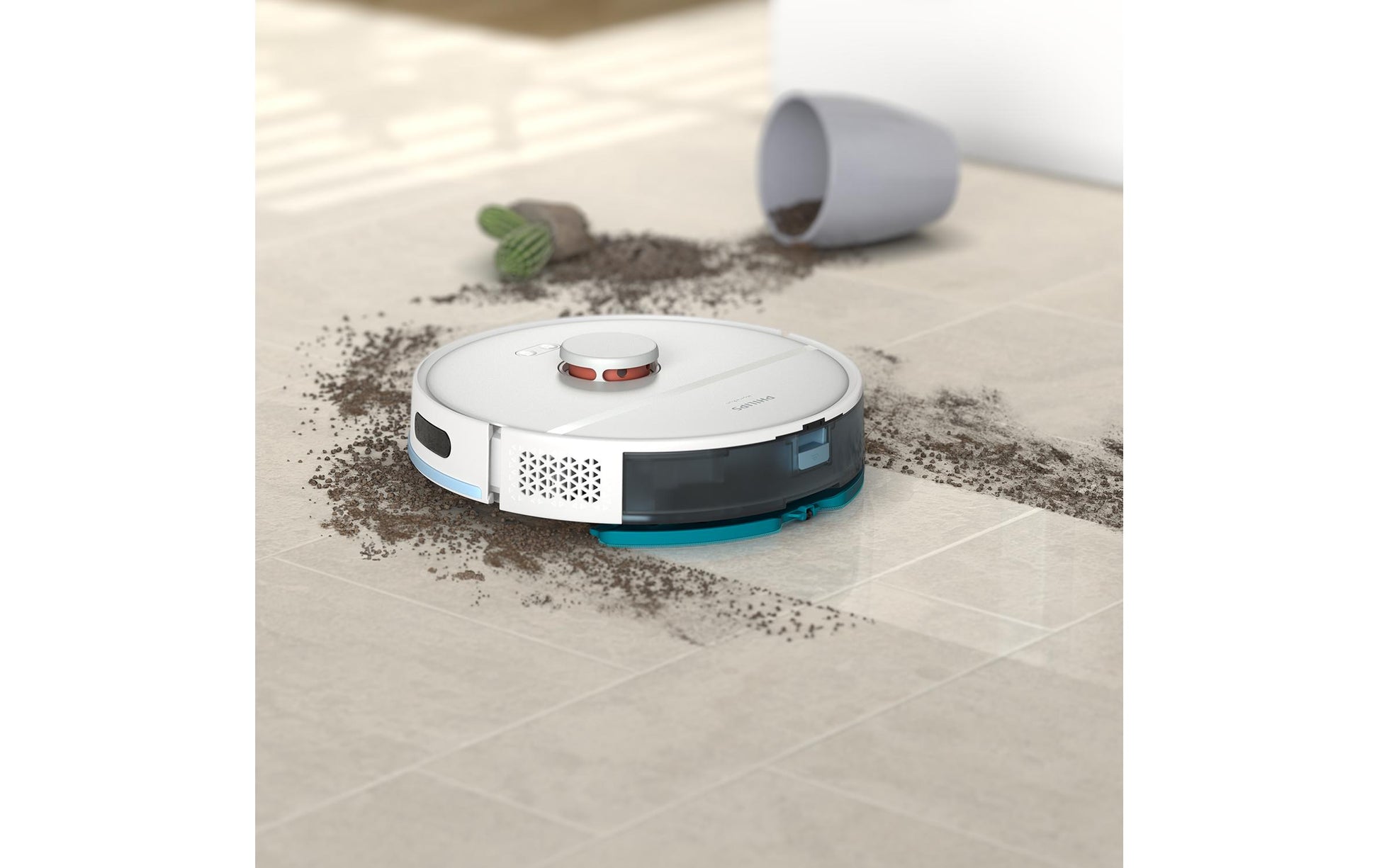 Philips Roboterstaubsauger HomeRun XU2000/20 – 0,4 l, Akkubetrieb, 66 dB(A), 14,4 V