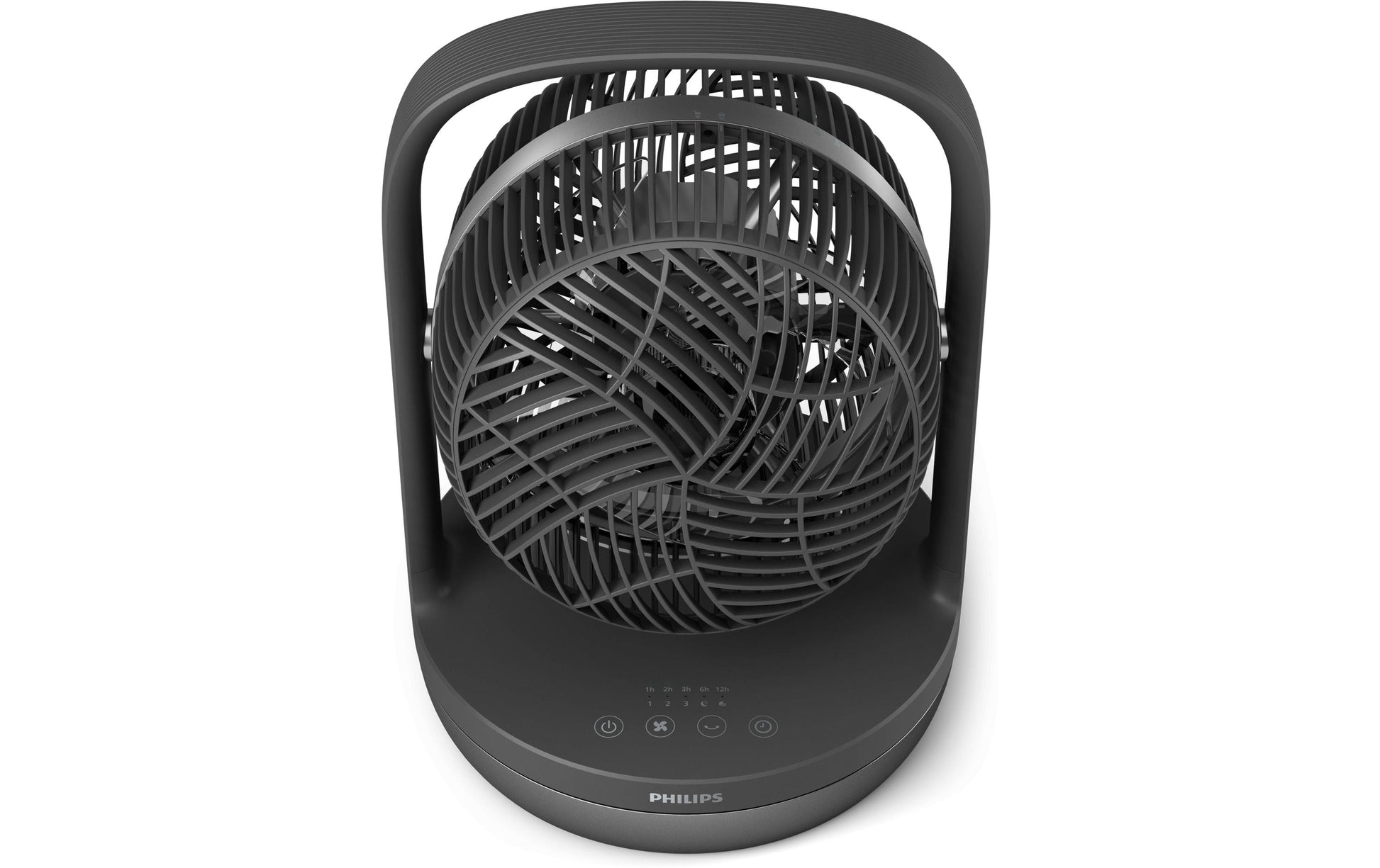 Philips Tischventilator 3000 Serie – 22 cm, 3 Stufen, oszillierend, Timer, 27 W, 40 dB(A), Graphit