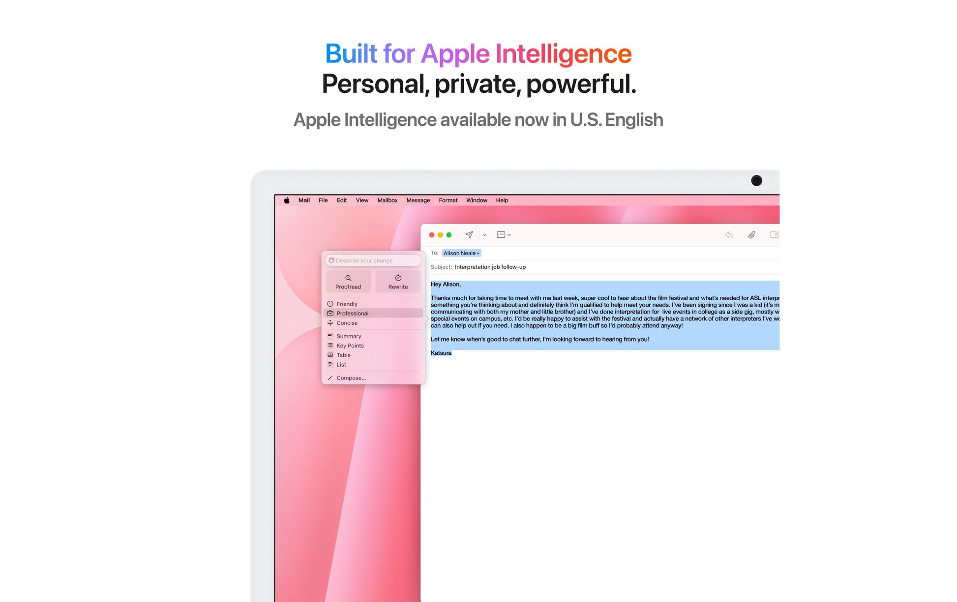 Apple 24 iMac (M4, 16 GB, 512 GB, Pink) – macOS Sequoia
