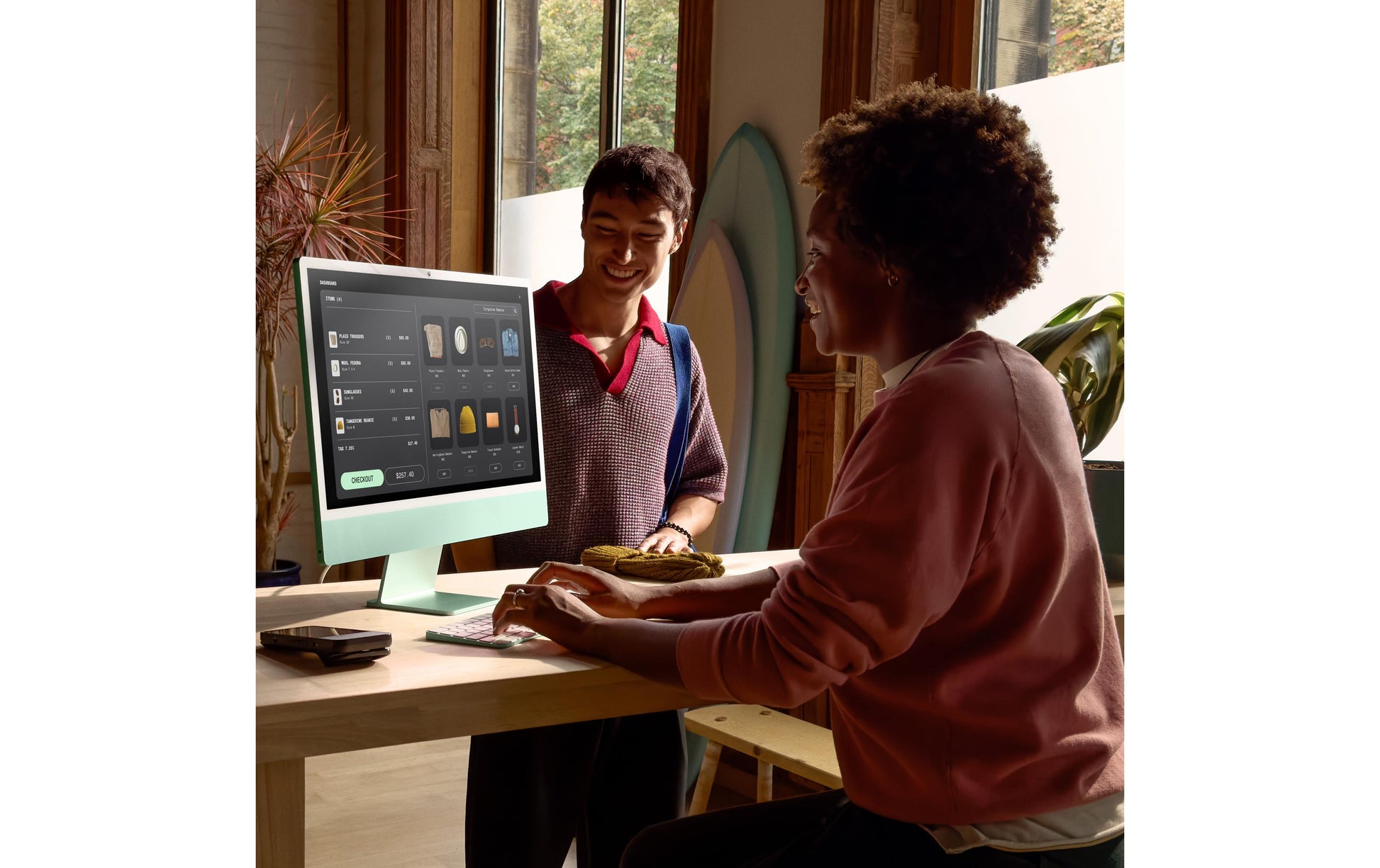 Apple iMac 24" (M4) All-in-One-PC – Wi-Fi, Ethernet, Bluetooth, Thunderbolt 4 – Netzstrom 100–240 V