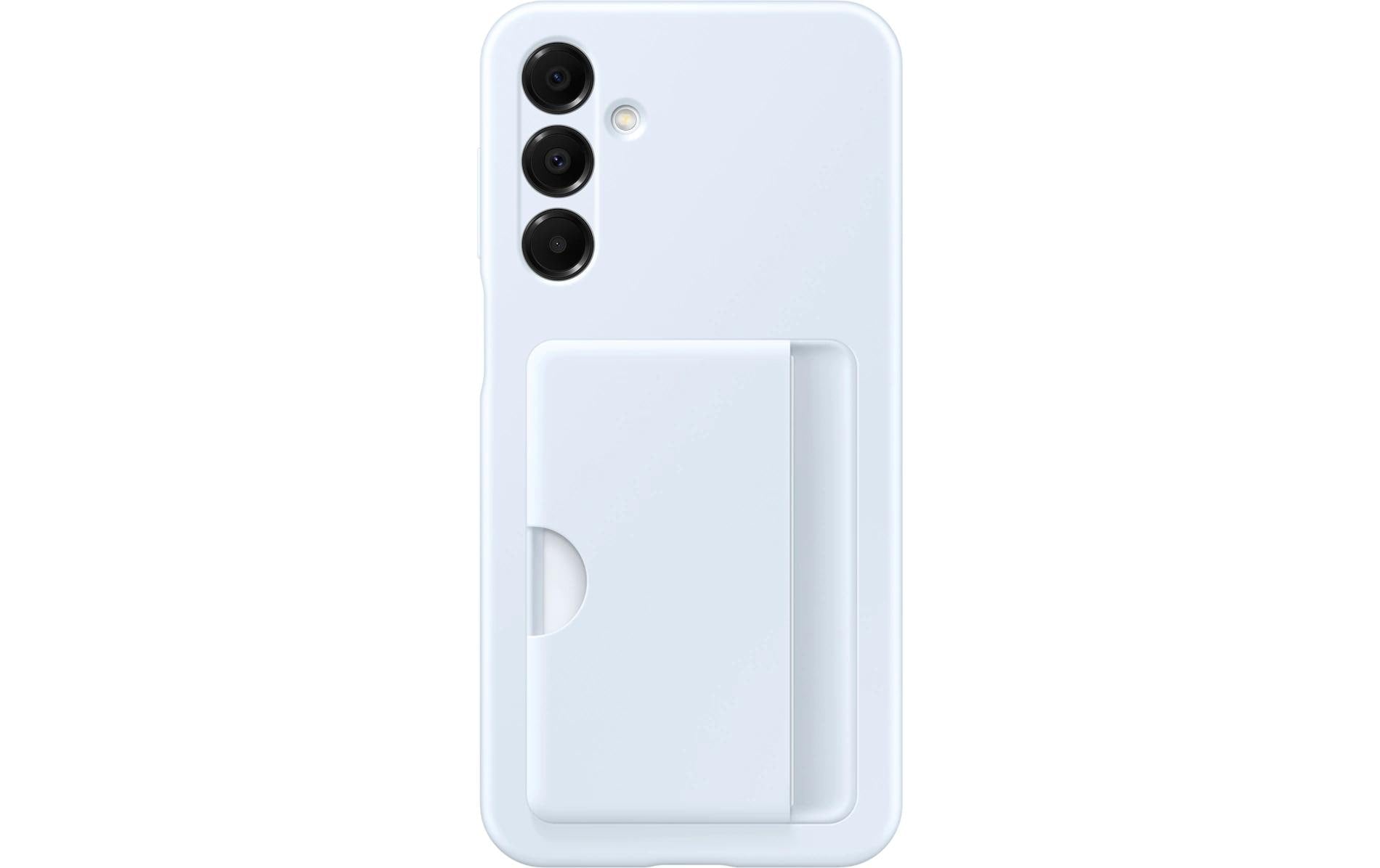 Samsung Backcover – für Samsung Galaxy A16 5G, mit Kartenfach, Kunststoff, Hellblau