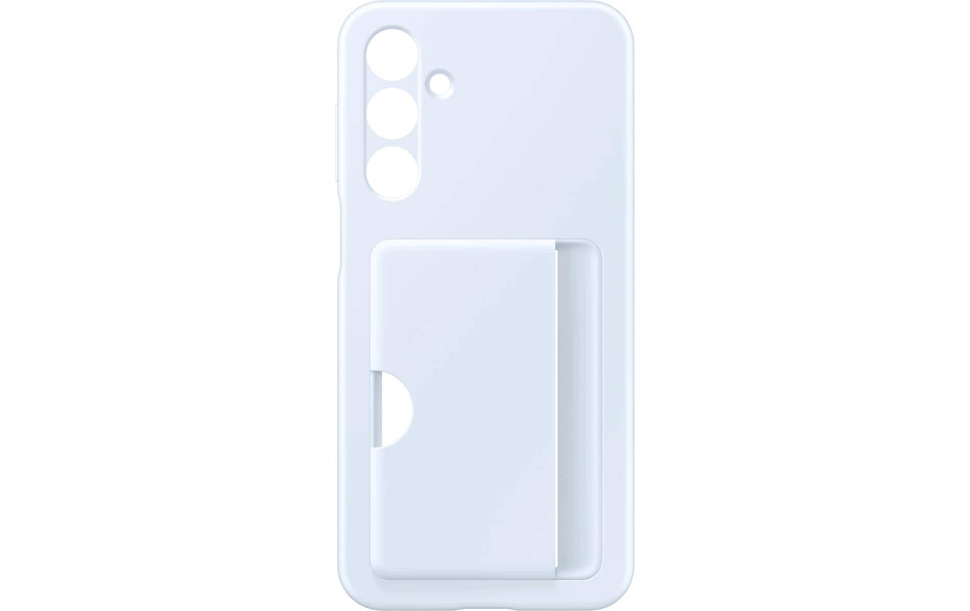 Samsung Backcover – für Samsung Galaxy A16 5G, mit Kartenfach, Kunststoff, Hellblau