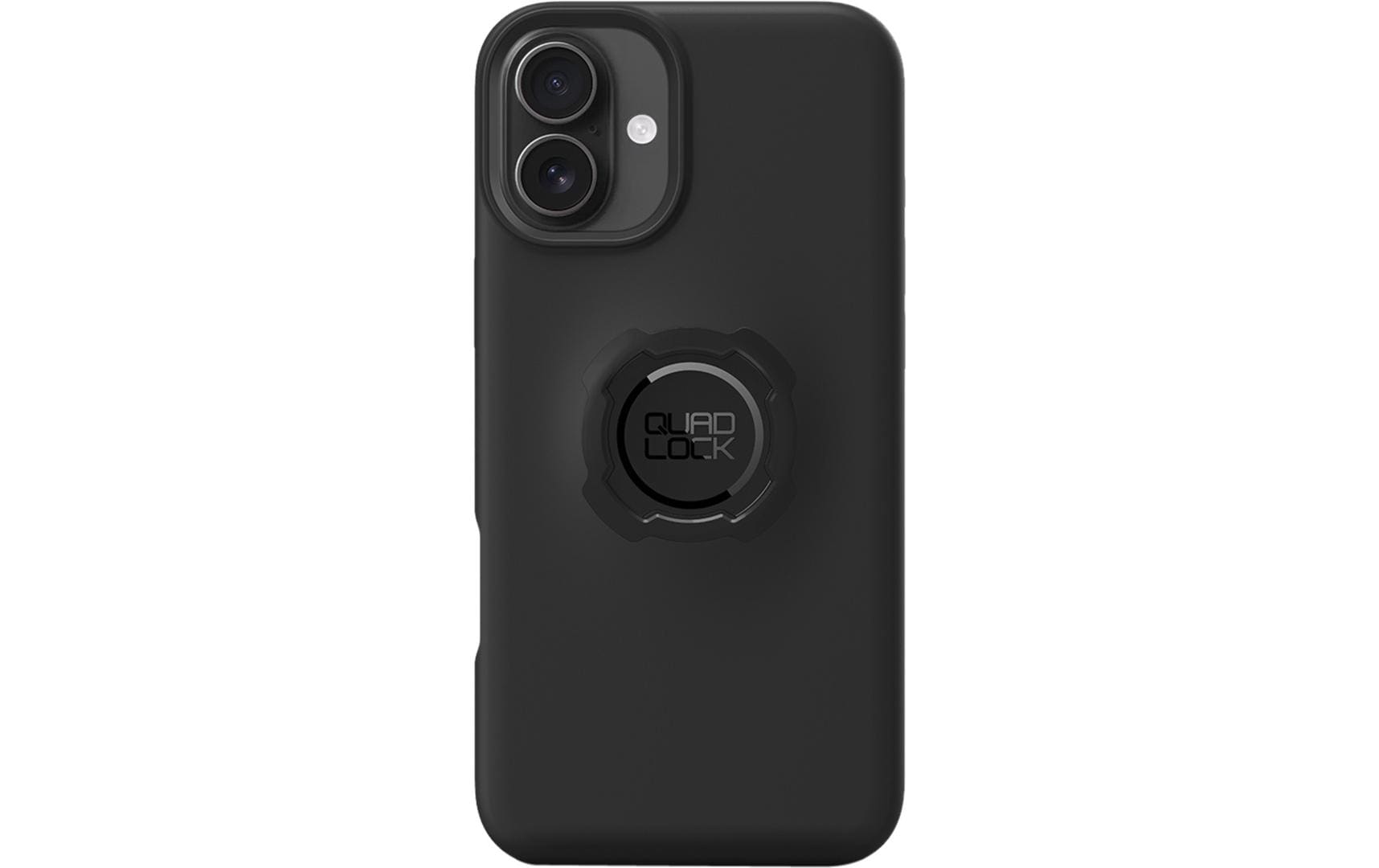 Quad Lock Backcover – für Apple iPhone 16 Plus, PC+TPU+Mikrofaser, Schwarz, Gurthalterung, kabelloses Laden