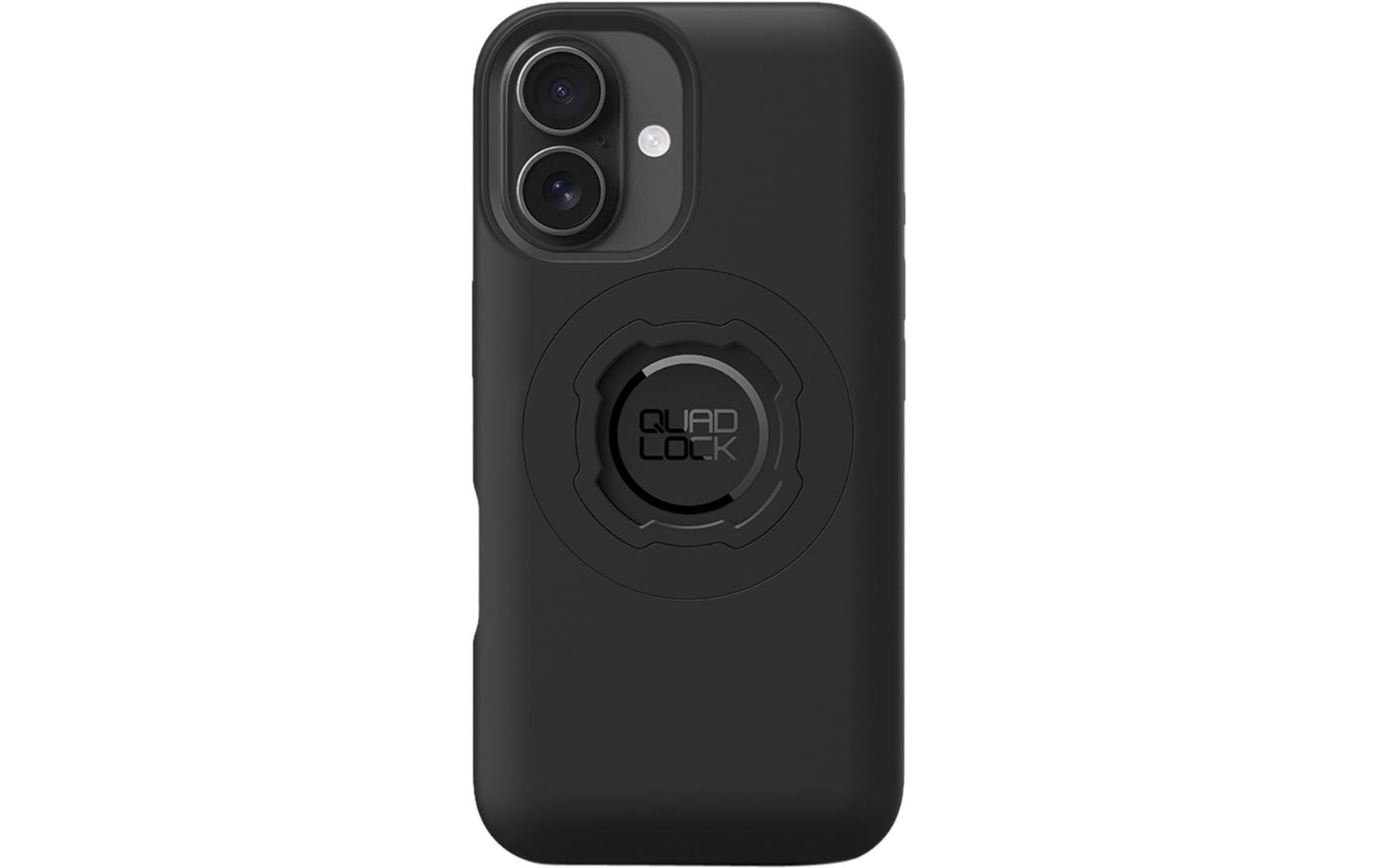 Quad Lock MAG Case – Backcover – für Apple iPhone 16, MagSafe, PC+TPU+Mikrofaser, Schwarz
