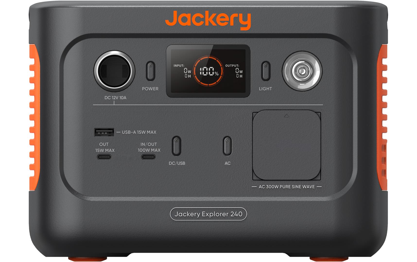 Jackery Explorer 240 V2 – Powerstation – 256 Wh, LiFePO4