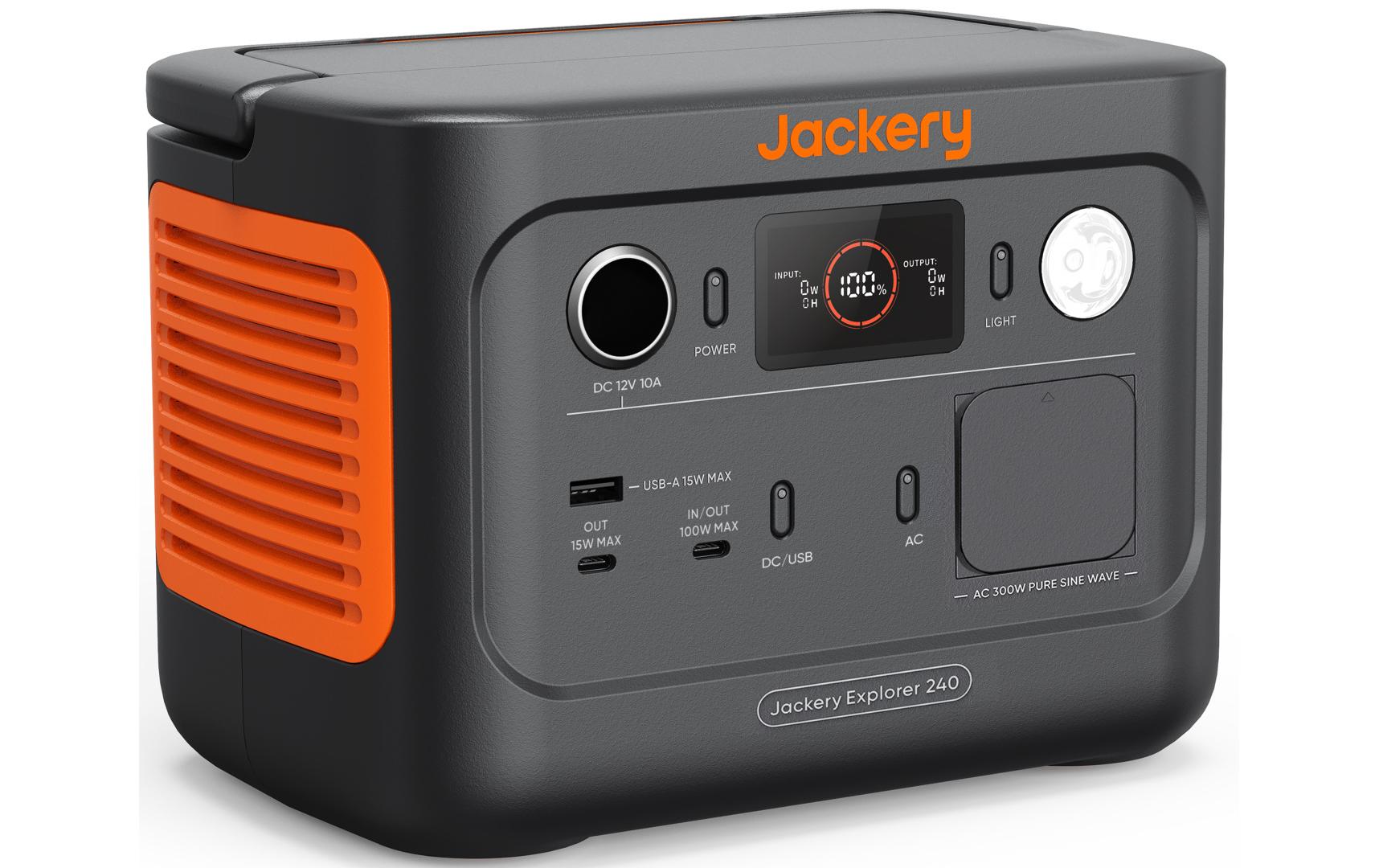 Jackery Explorer 240 V2 – Powerstation – 256 Wh, LiFePO4