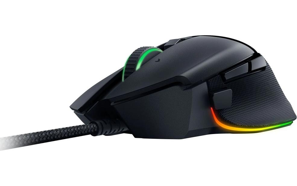 Razer Basilisk V3 Gaming-Maus – kabelgebunden, 11 Tasten, für Rechtshänder, RGB-Beleuchtung, schwarz
