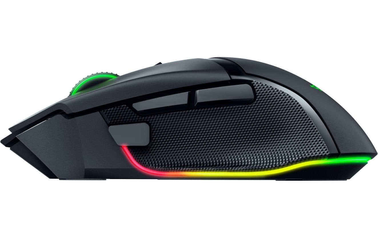 Razer Basilisk V3 Pro – Gaming-Maus – Kabellos (Bluetooth/2,4 GHz), 35000 DPI, RGB-Beleuchtung, rechts