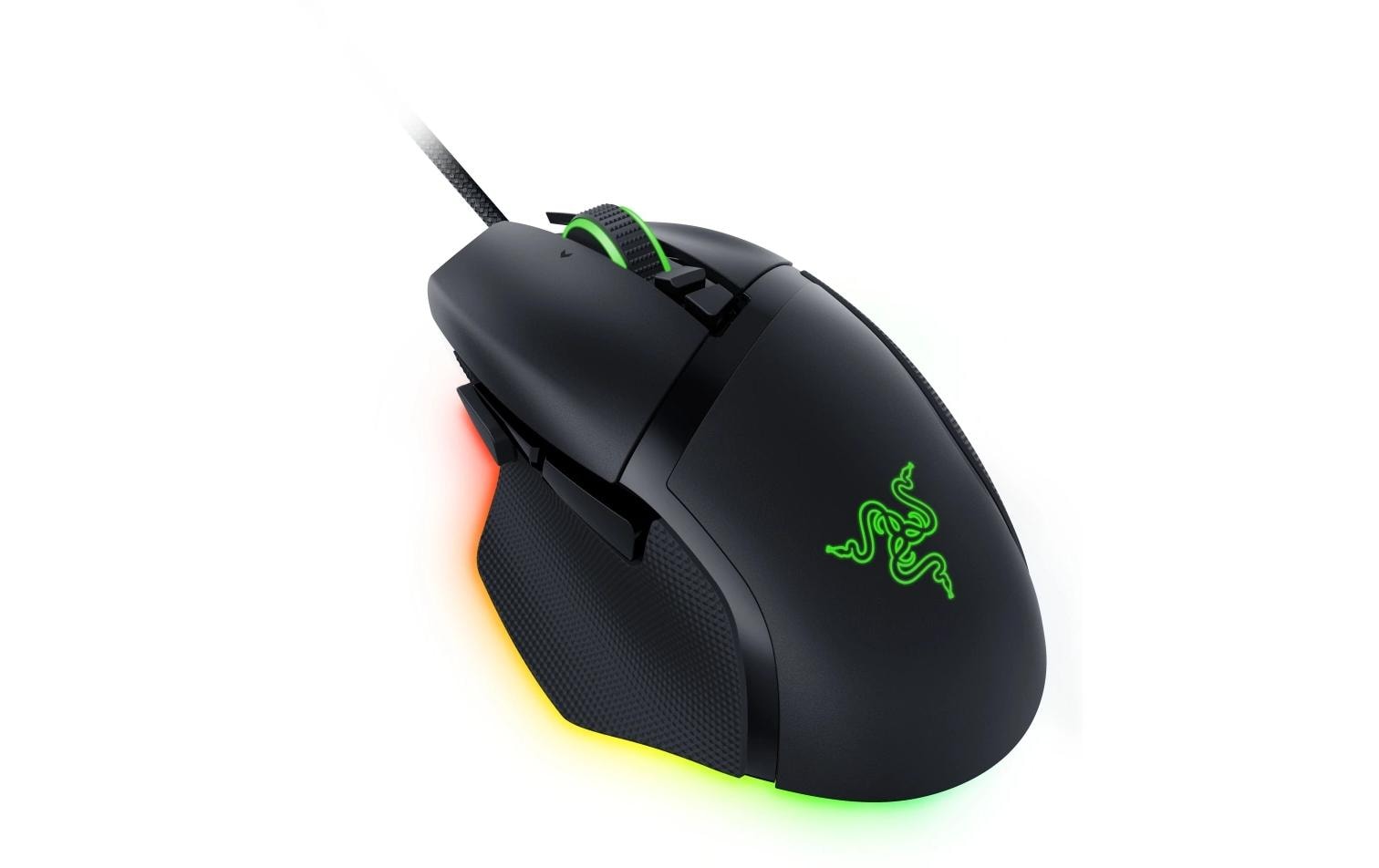 Razer Basilisk V3 Gaming-Maus – kabelgebunden, 11 Tasten, für Rechtshänder, RGB-Beleuchtung, schwarz