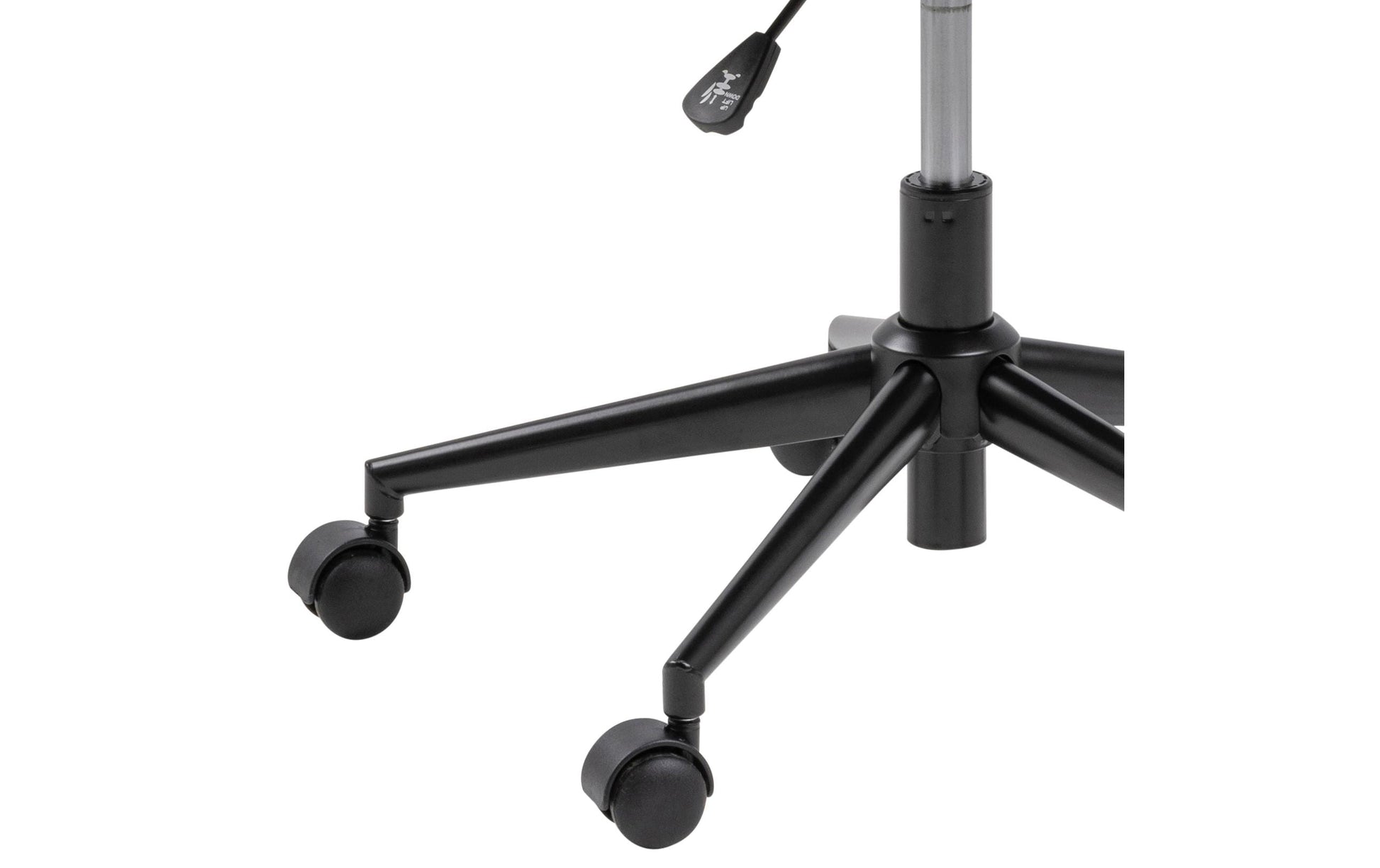 Actona AC Design Bürostuhl Nora – Stoff, Metallfuss, Dunkelgrau