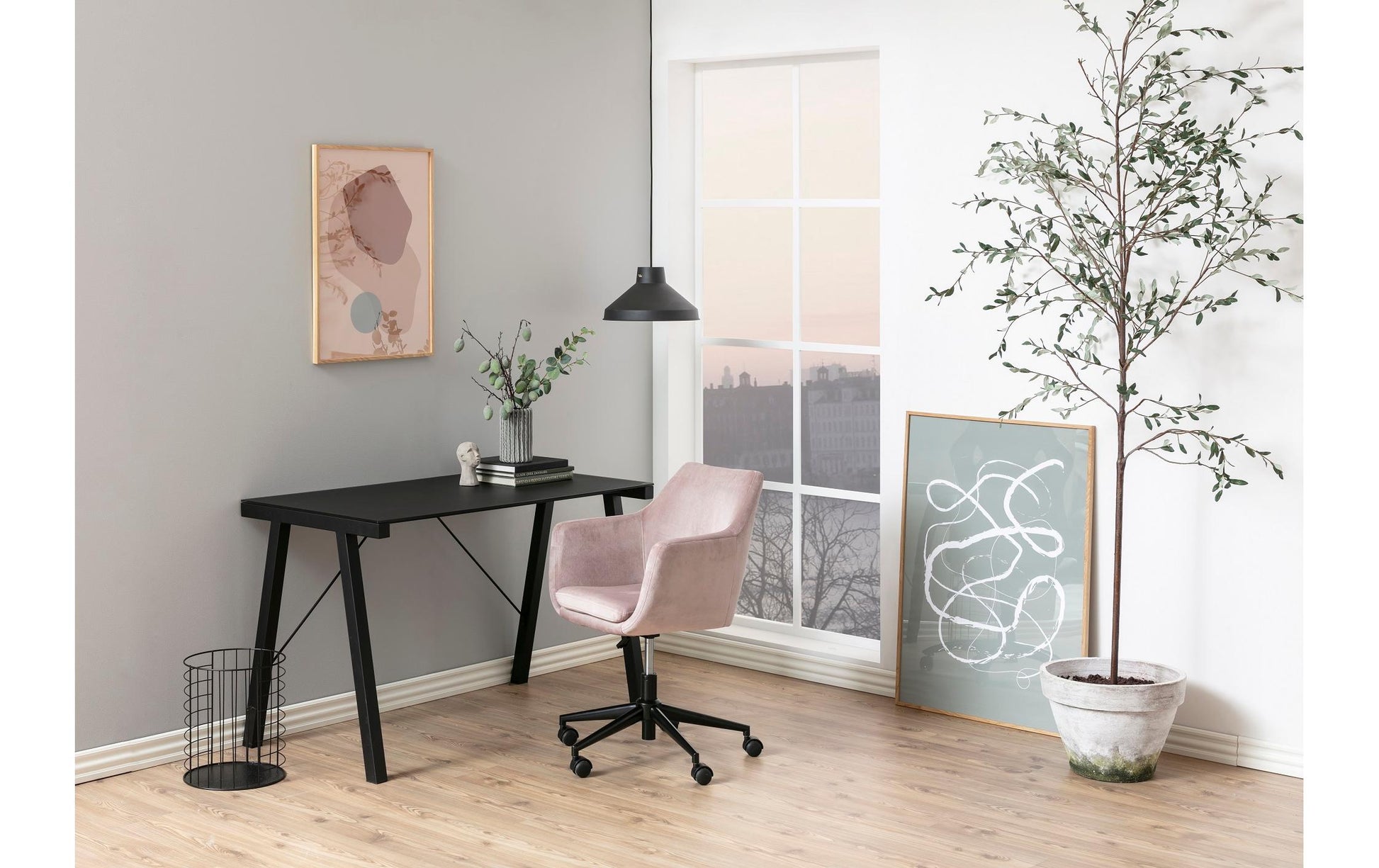 Actona AC Design Bürostuhl Nora – Altrosa