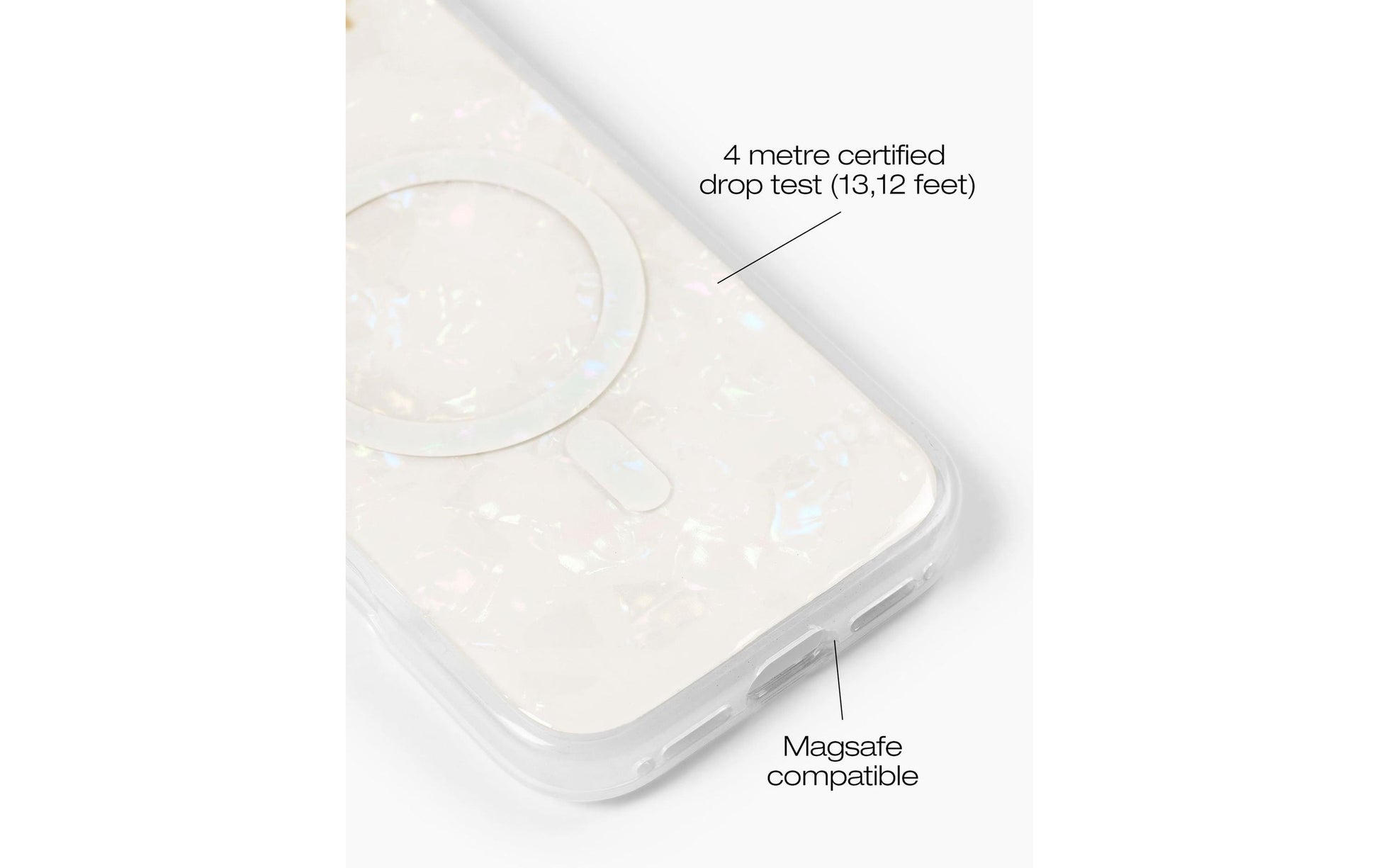 Ideal of Sweden – Backcover – für Apple iPhone 16 – Perlmutt – Kunstleder, MagSafe-kompatibel