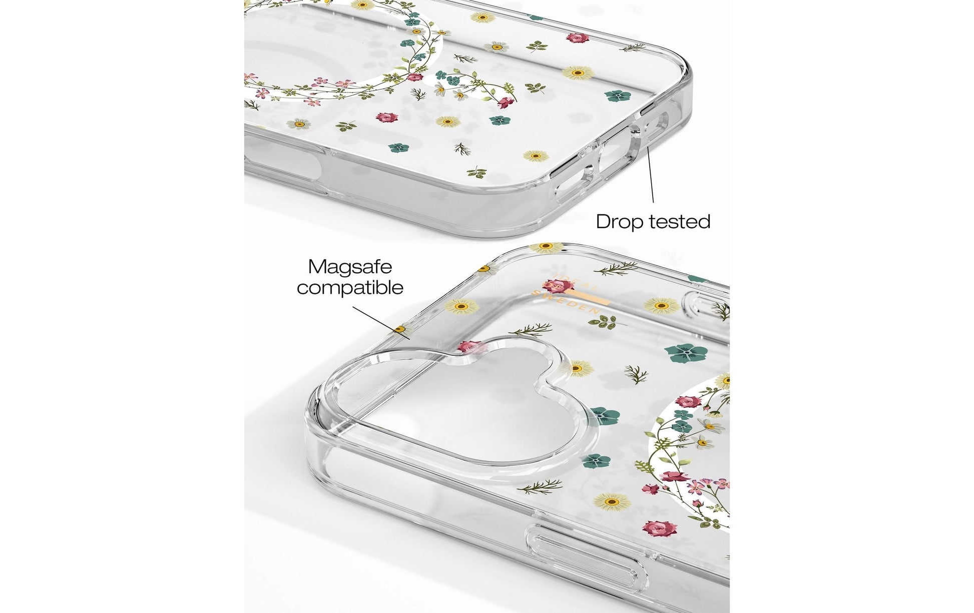 Ideal of Sweden – Backcover – für Apple iPhone 16 – Petite Floral – PC, MagSafe-kompatibel