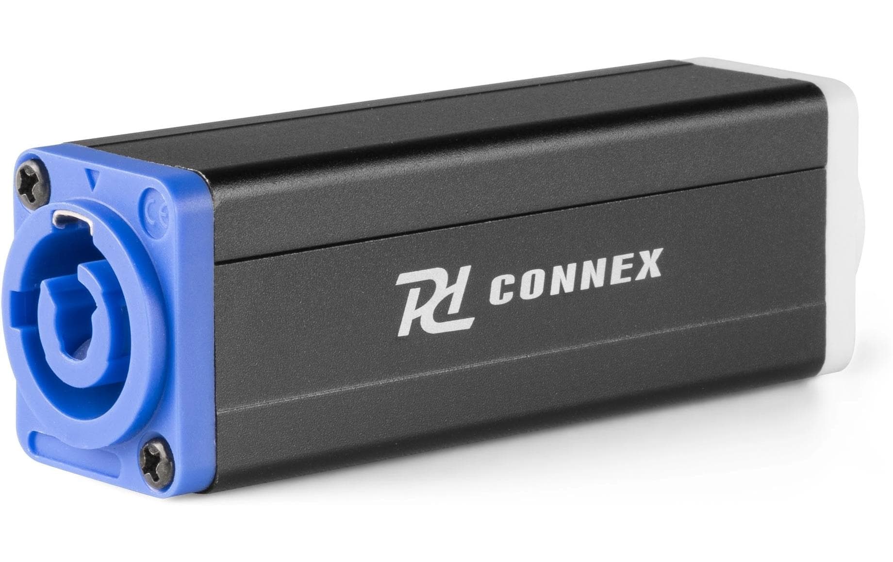PD-Connex PSB10 Montagekupplung Powercon zu Powercon – 20 A, Weiblich/Weiblich, Aluminium, Schwarz/Blau