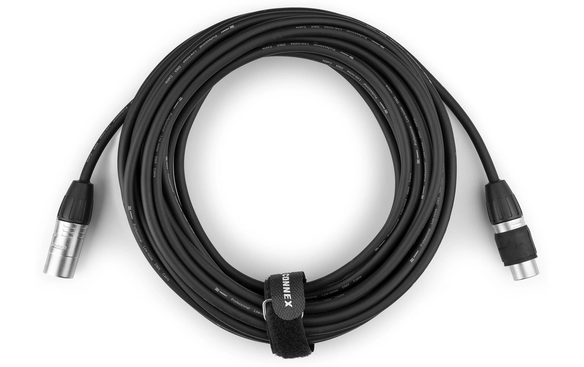 PD-Connex CX109-12 – DMX-Kabel, XLR 5-pol (M→F), 12 m, Schwarz