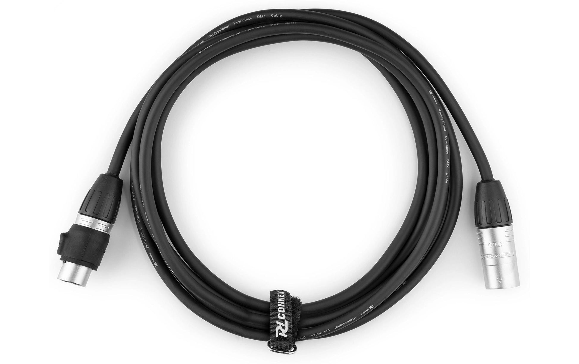 PD-Connex CX109-3 – DMX-Kabel, XLR 5-polig (Kupplung zu Stecker), 3 m, IP65, Schwarz