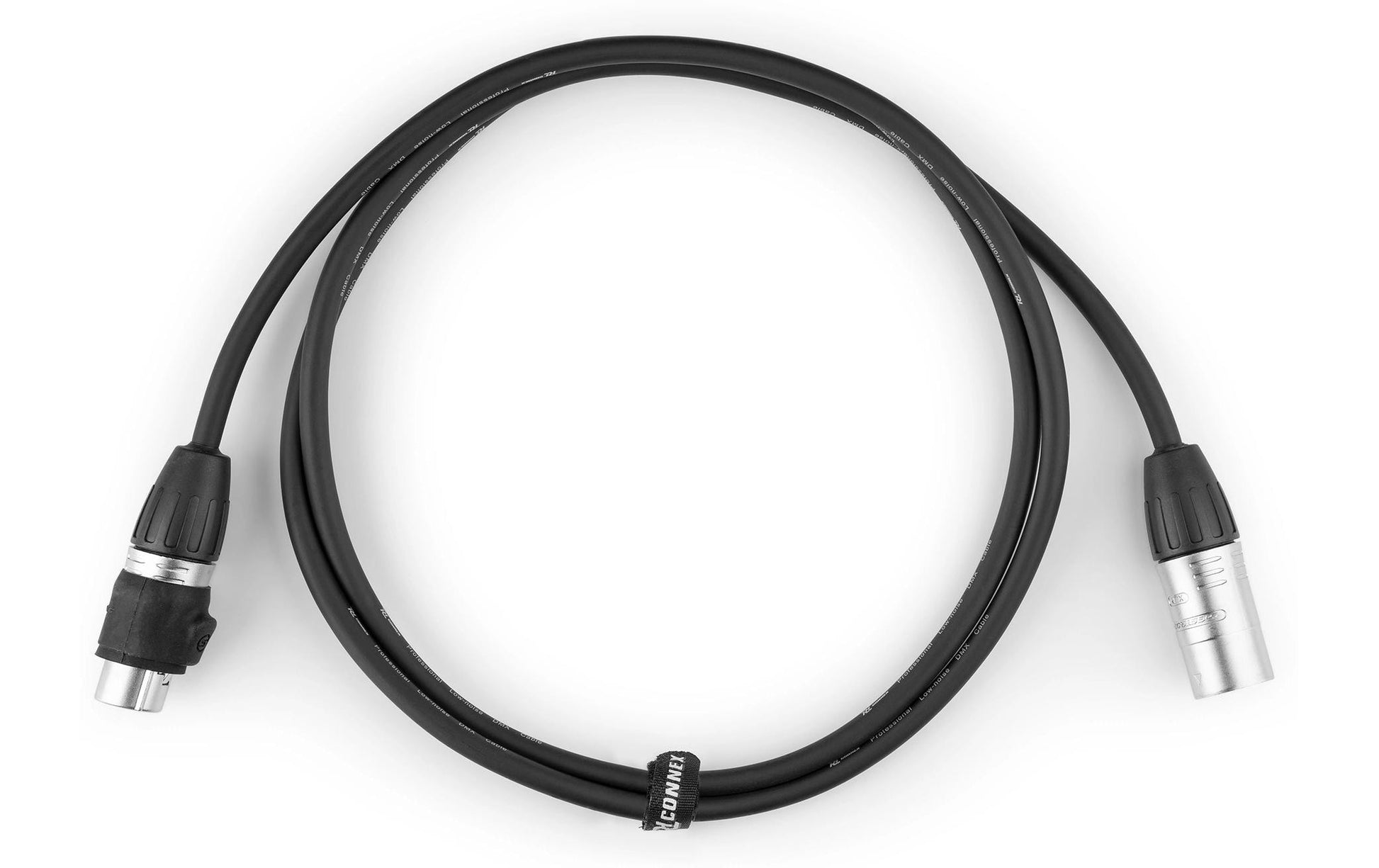 PD-Connex CX104-1 – DMX-Kabel, XLR 3-polig (Männlich/Weiblich), 1,5 m, Schwarz