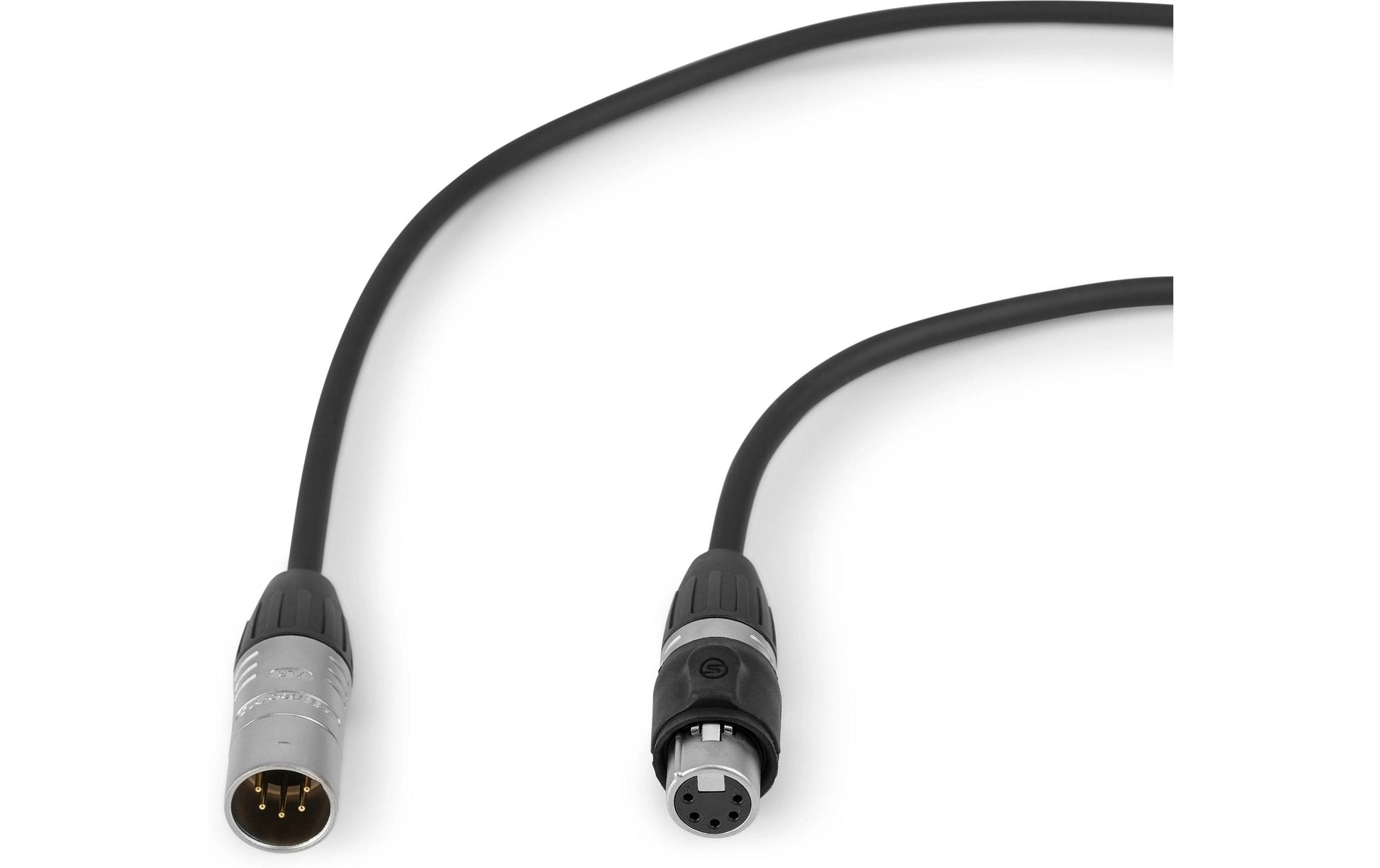 PD-Connex CX109-3 – DMX-Kabel, XLR 5-polig (Kupplung zu Stecker), 3 m, IP65, Schwarz