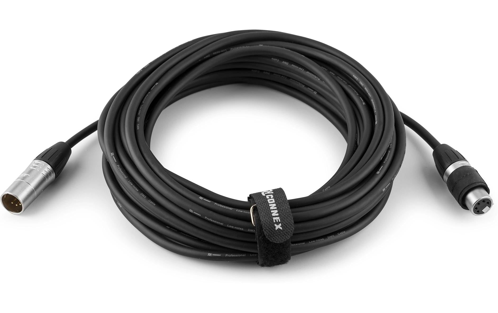 PD-Connex CX109-12 – DMX-Kabel, XLR 5-pol (M→F), 12 m, Schwarz