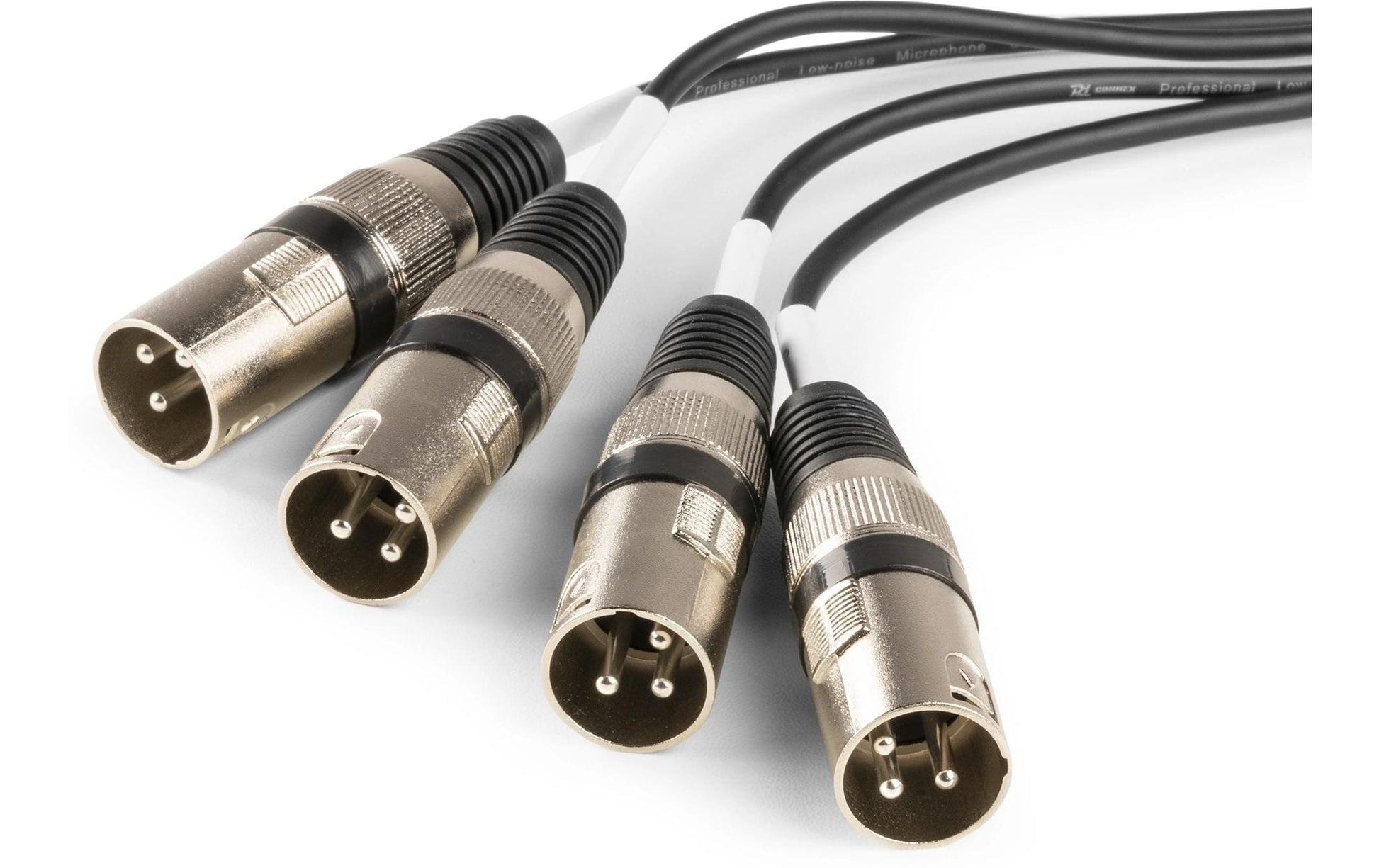 PD-Connex XLR-Kabel – RJ45 auf 4× XLR (3-pol, Stecker) – 0,7 m
