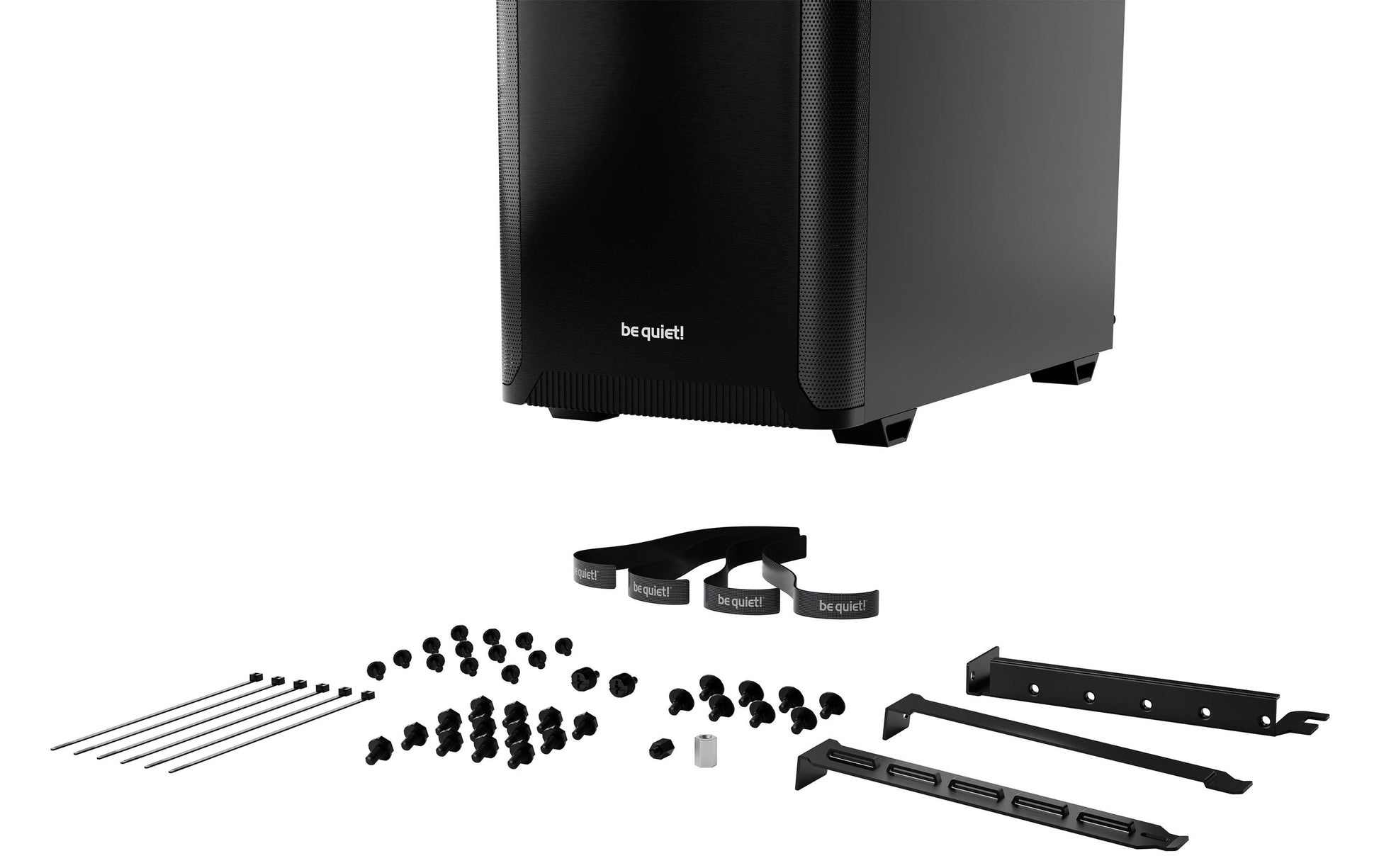 be quiet! be quiet PURE BASE 501 – Midi-Tower – Schwarz, ATX/micro-ATX/Mini-ITX, 1×140 mm vorne, Max. CPU-Höhe 178 mm