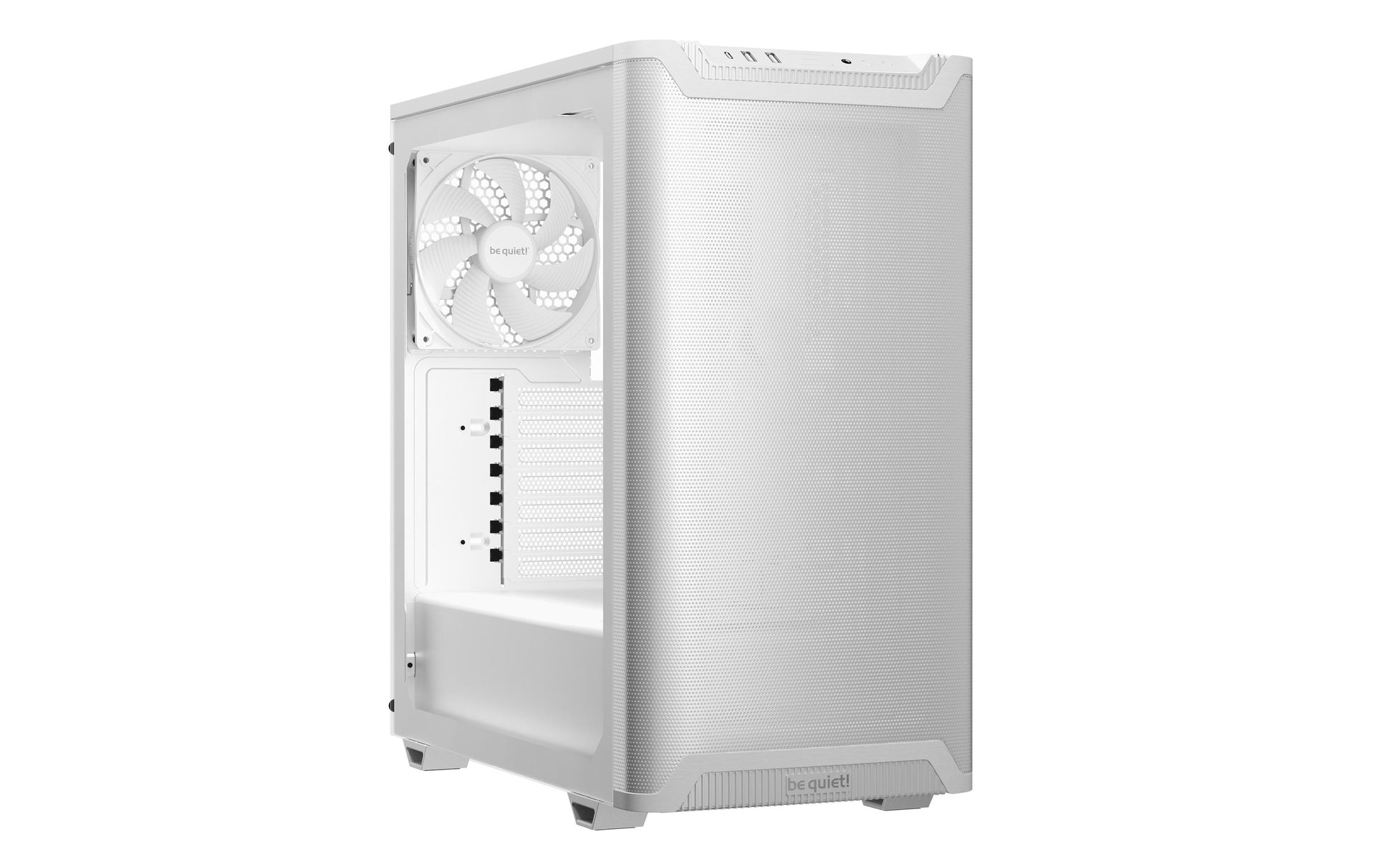 be quiet! be quiet Pure Base 501 – PC-Gehäuse – Midi-Tower, Seitenfenster, ATX, micro ATX, Mini-ITX, 7 Slots, Weiss