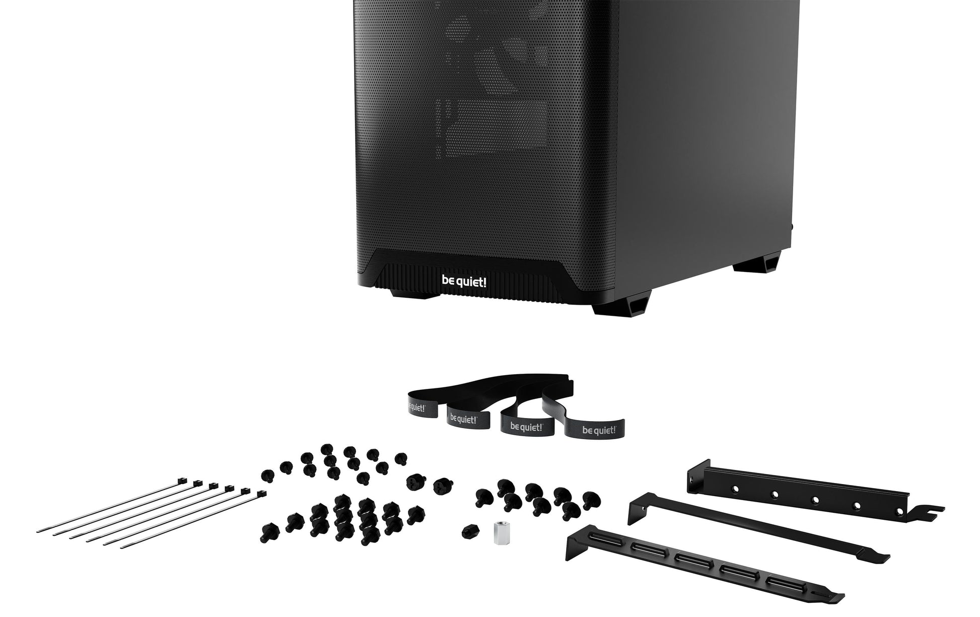 be quiet! be quiet PURE BASE 501 – Midi-Tower, Schwarz, ATX/mATX/Mini-ITX, 2×3,5", 5×2,5", CPU-Kühler 17,8 cm