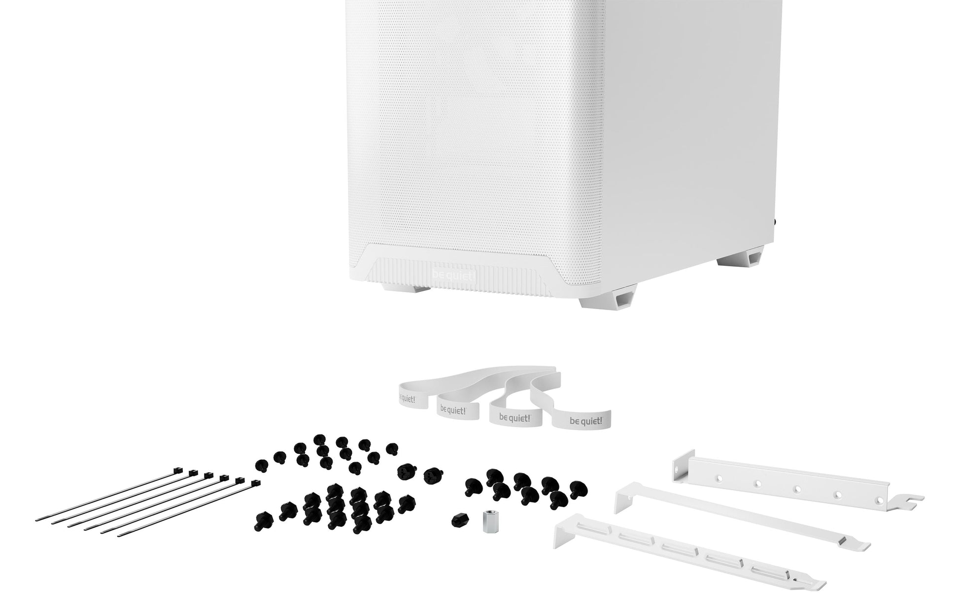 be quiet! be quiet PURE BASE 501 Airflow – Midi-Tower – Weiss, ATX/micro-ATX/Mini-ITX, CPU-Kühler max. 17,8 cm