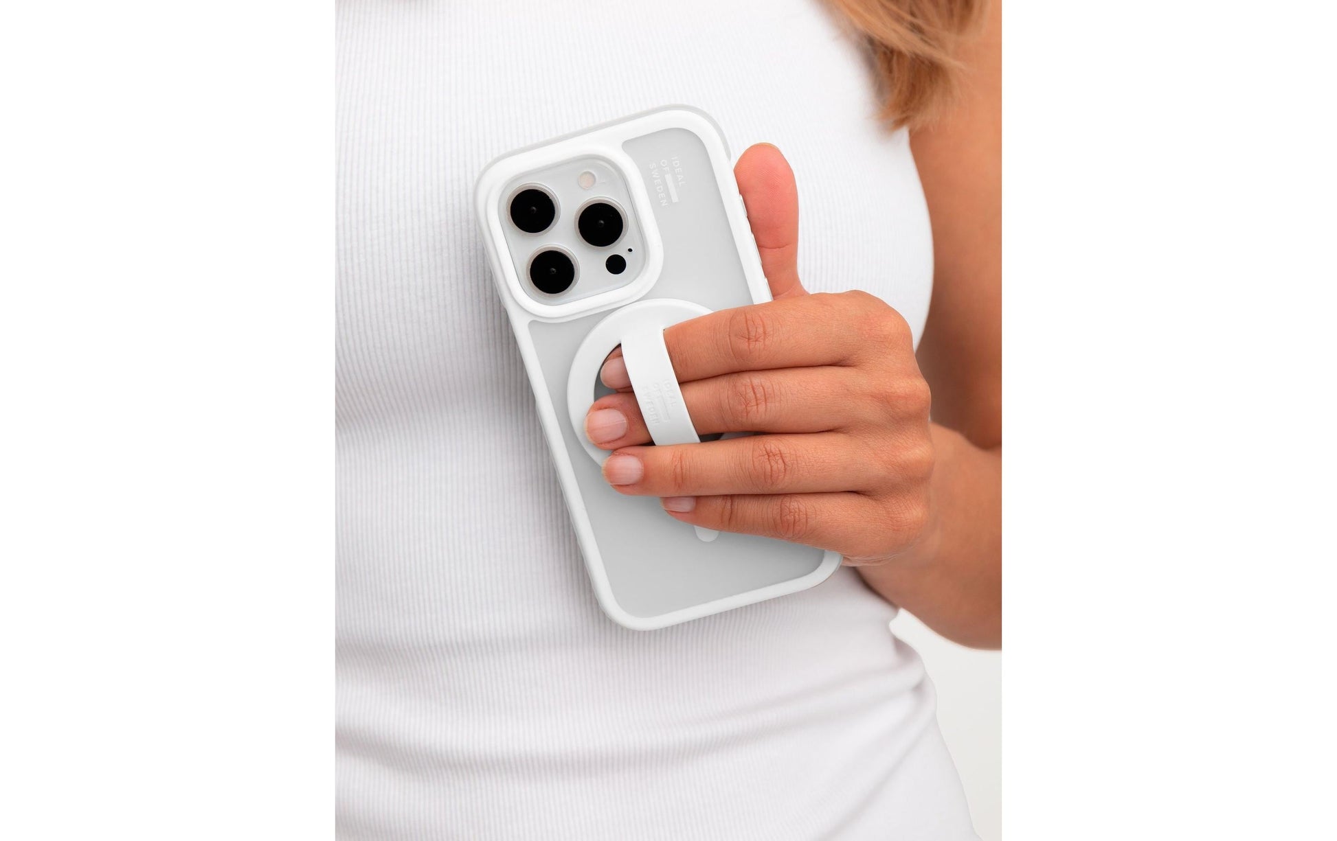 Ideal of Sweden – Backcover – für Apple iPhone 16 Pro Max – Cloudy White – Kunstleder – MagSafe-kompatibel