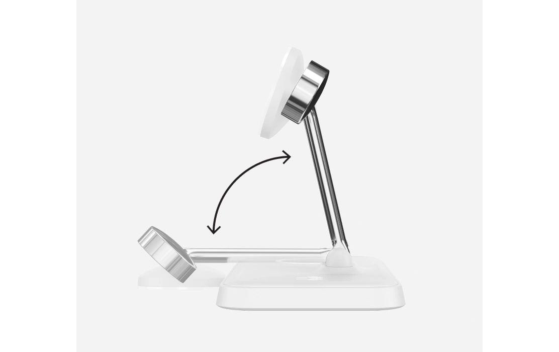 HyperJuice QI2 Ladestation – 45 W, 1× USB-C, Qi2, 4 Geräte – für Kopfhörer, Smartphone, Smartwatch