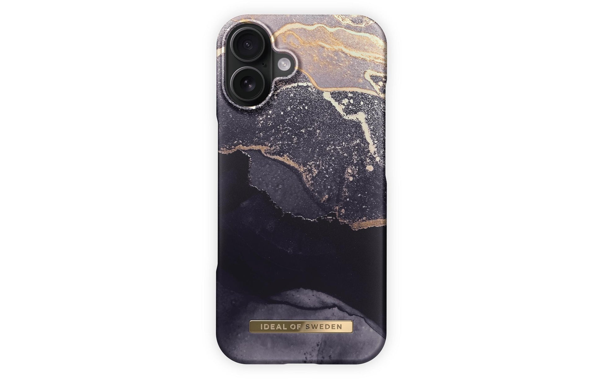 iDeal of Sweden Backcover – für Apple iPhone 16 Plus, MagSafe, PC+recyceltes Polyester, Golden Twilight Marble