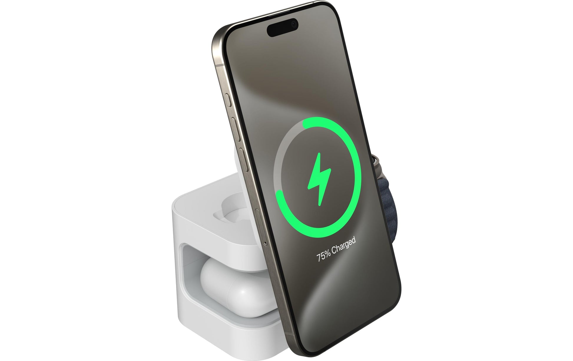 Hyper Ladestation – Qi2, magnetisch, 3× gleichzeitig