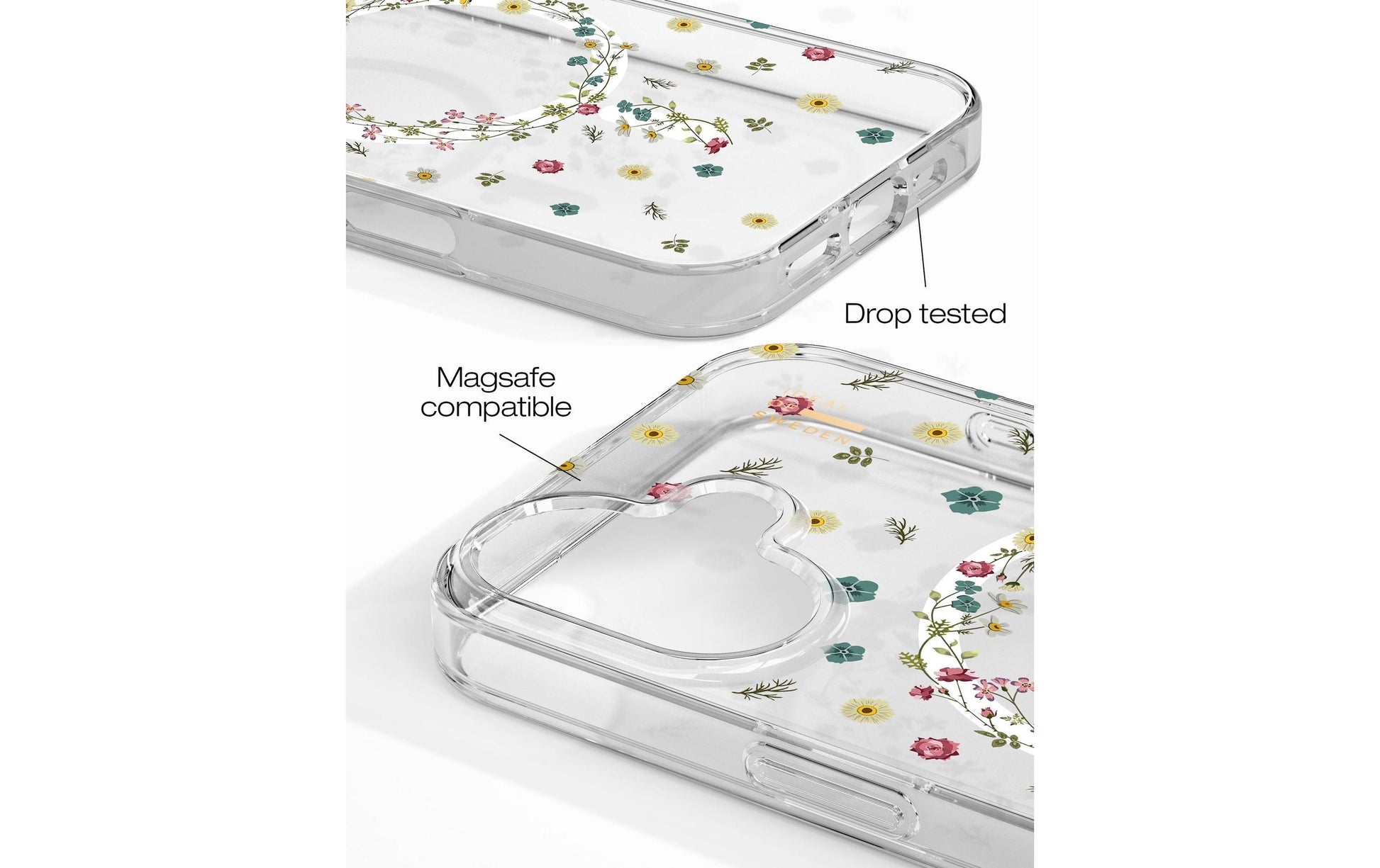 iDeal of Sweden Ideal Cover Backcover – für Apple iPhone 16 Plus – Petite Floral, bis 3 m sturzsicher