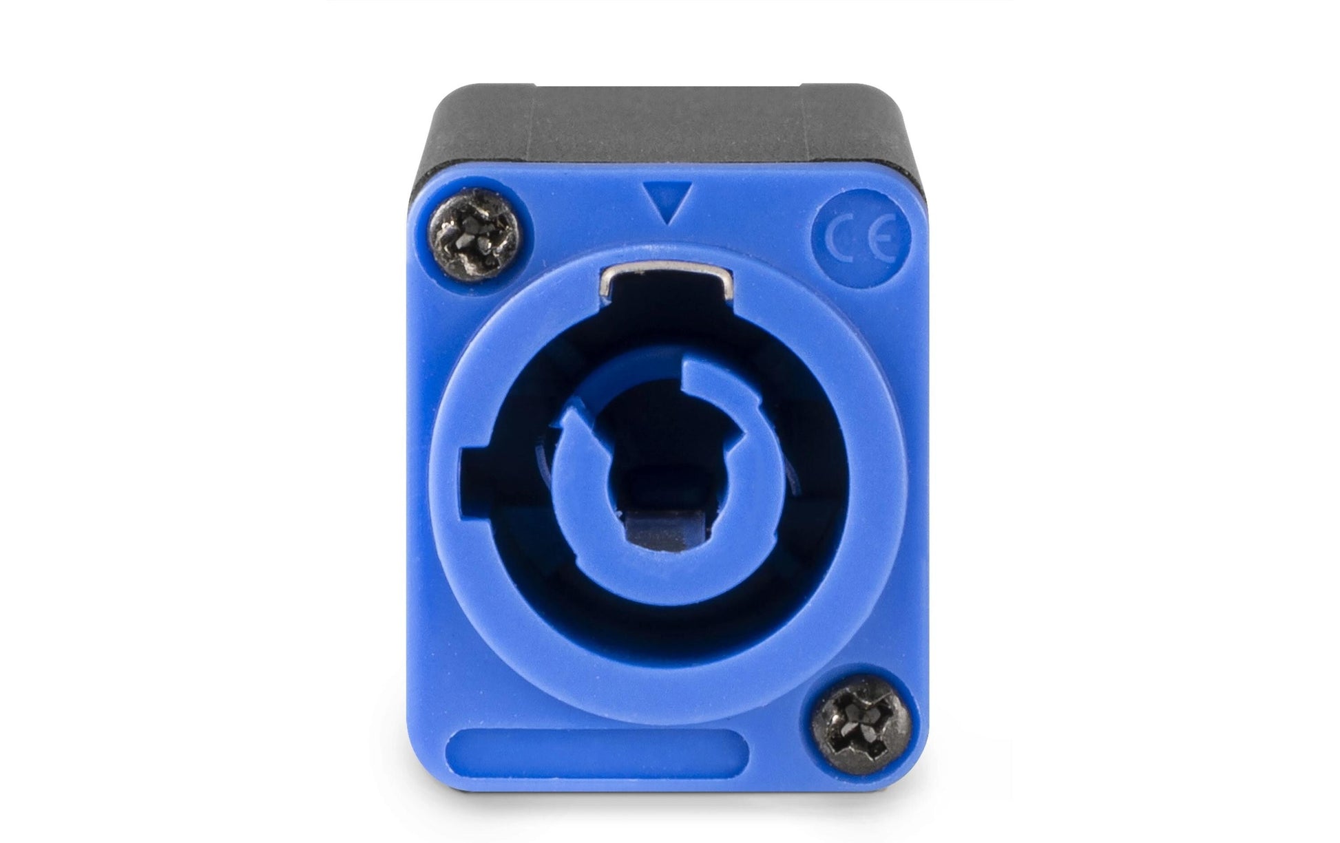 PD-Connex PSB10 Montagekupplung Powercon zu Powercon – 20 A, Weiblich/Weiblich, Aluminium, Schwarz/Blau