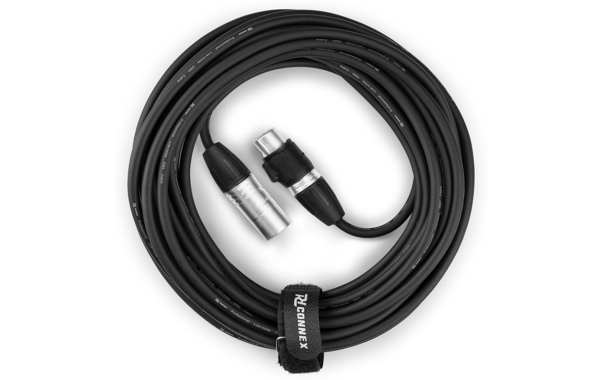 PD-Connex CX109-12 – DMX-Kabel, XLR 5-pol (M→F), 12 m, Schwarz