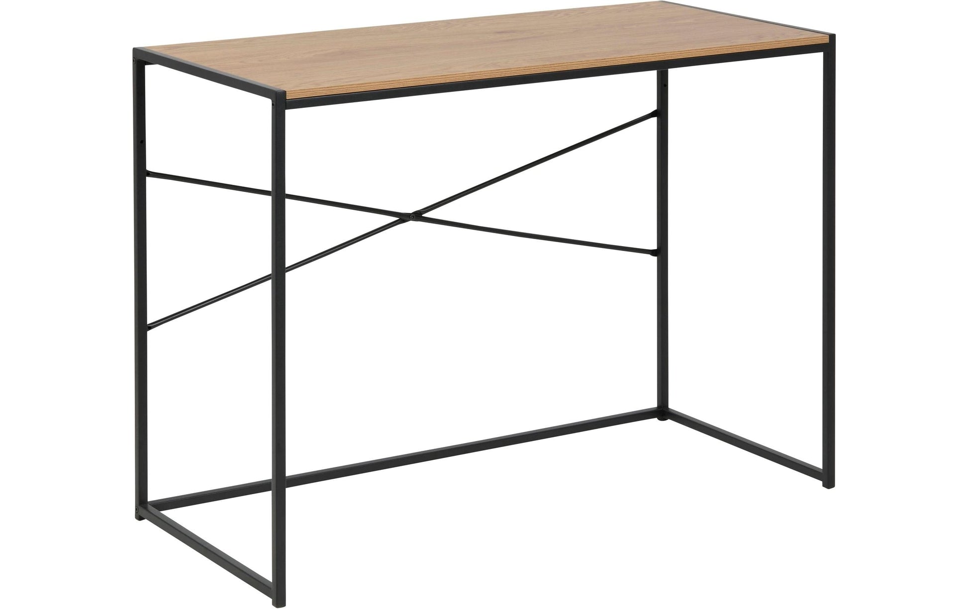 Actona AC Design – Stehtisch – 100 × 45 × 75 cm – schwarz/eiche