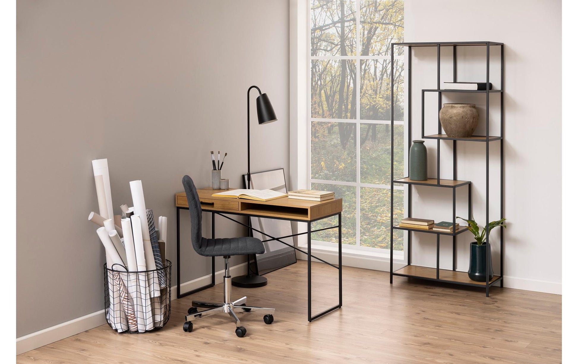 Actona AC Design Seaford – Tischplatte – 110 × 45 cm – braun