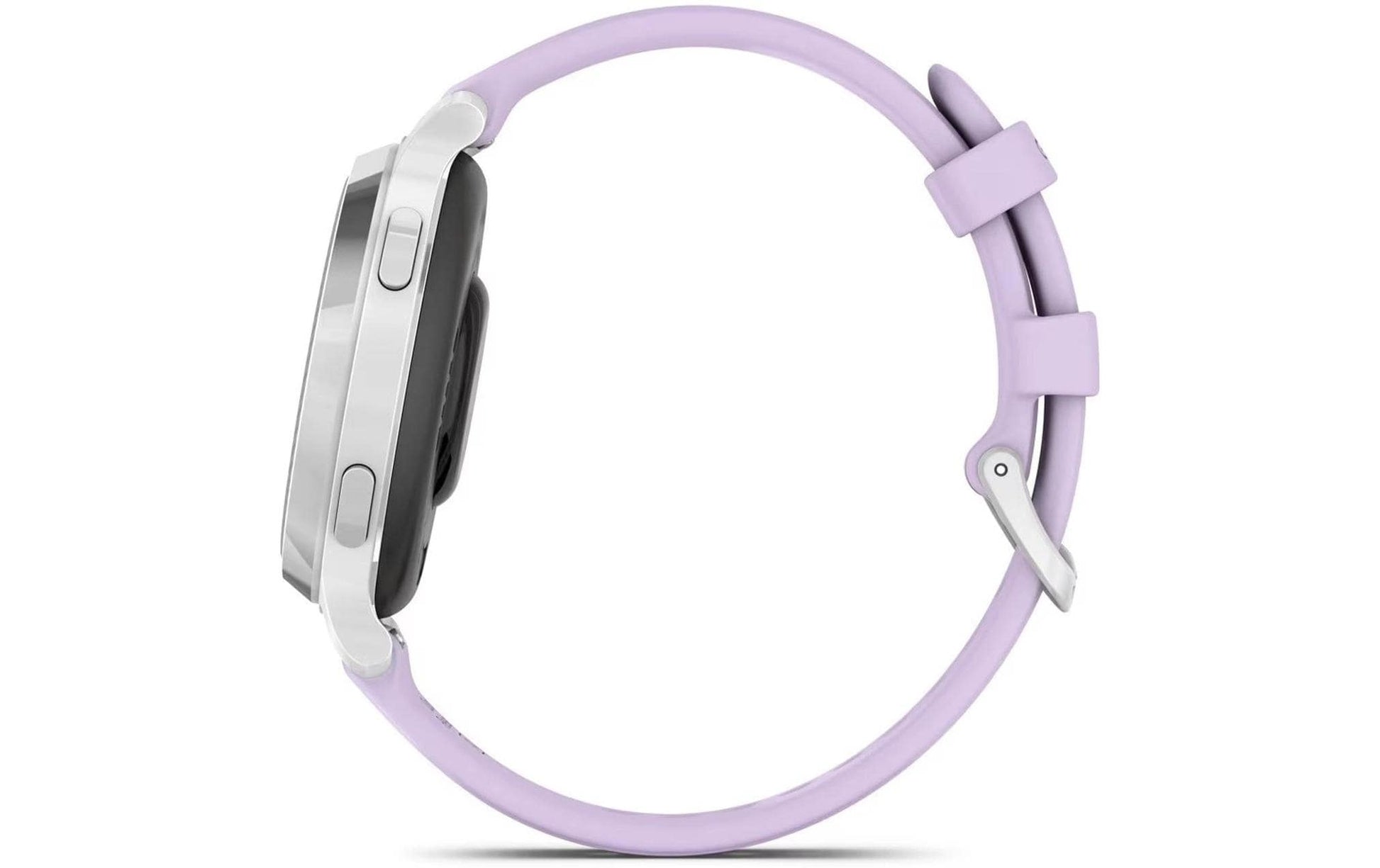Garmin Lily 2 Active – Smartwatch – 38 mm, GPS, Bluetooth, Gorilla Glass 3, 5 ATM, Silber, Purple Jasmine