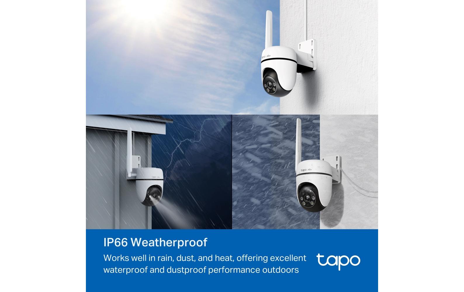 TP-Link Tapo C501GW IP-Sicherheitskamera – 1080p, Reichweite 30 m, IP66, Weiss