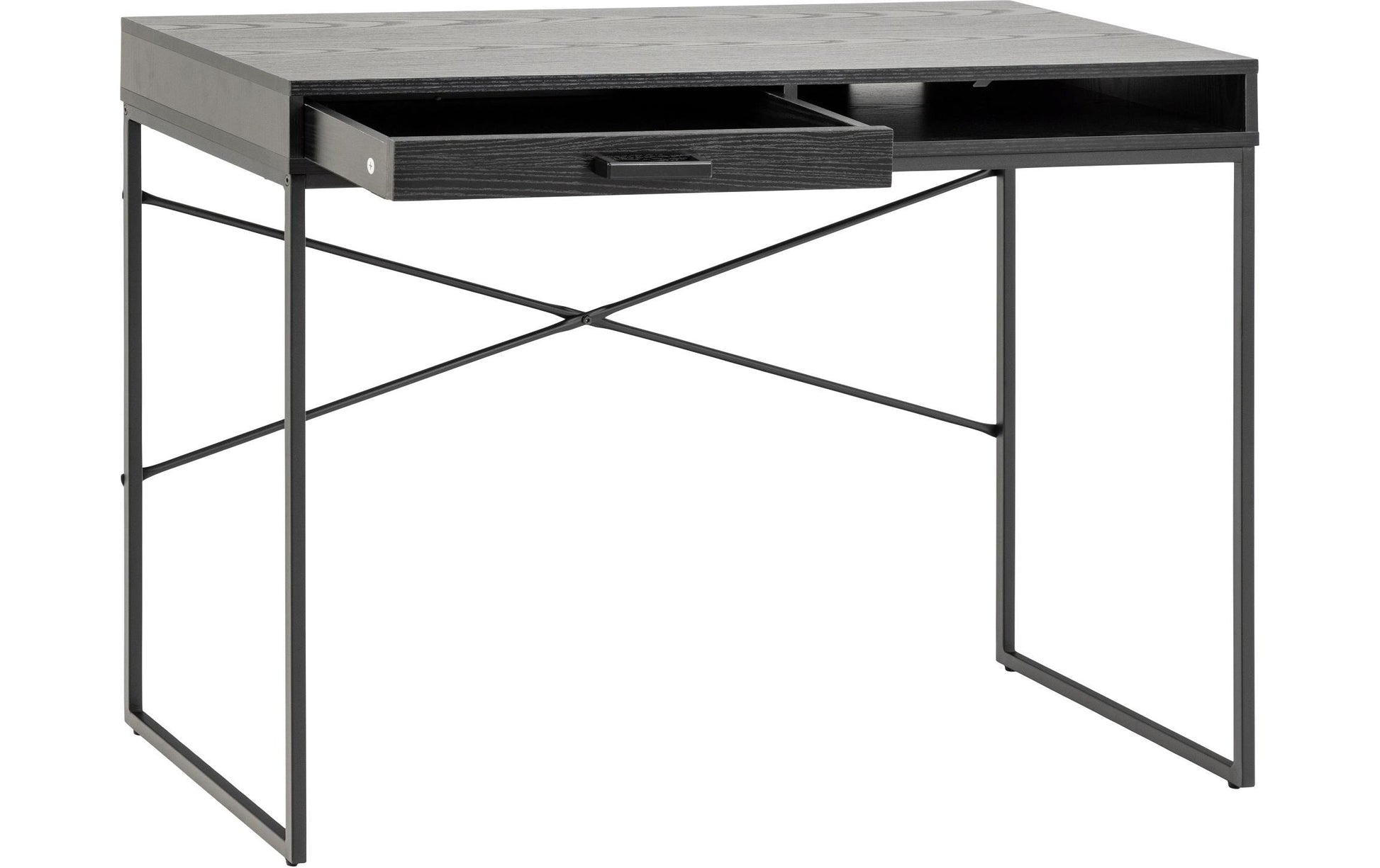 Actona Tischplatte – 110 × 45 cm – schwarz