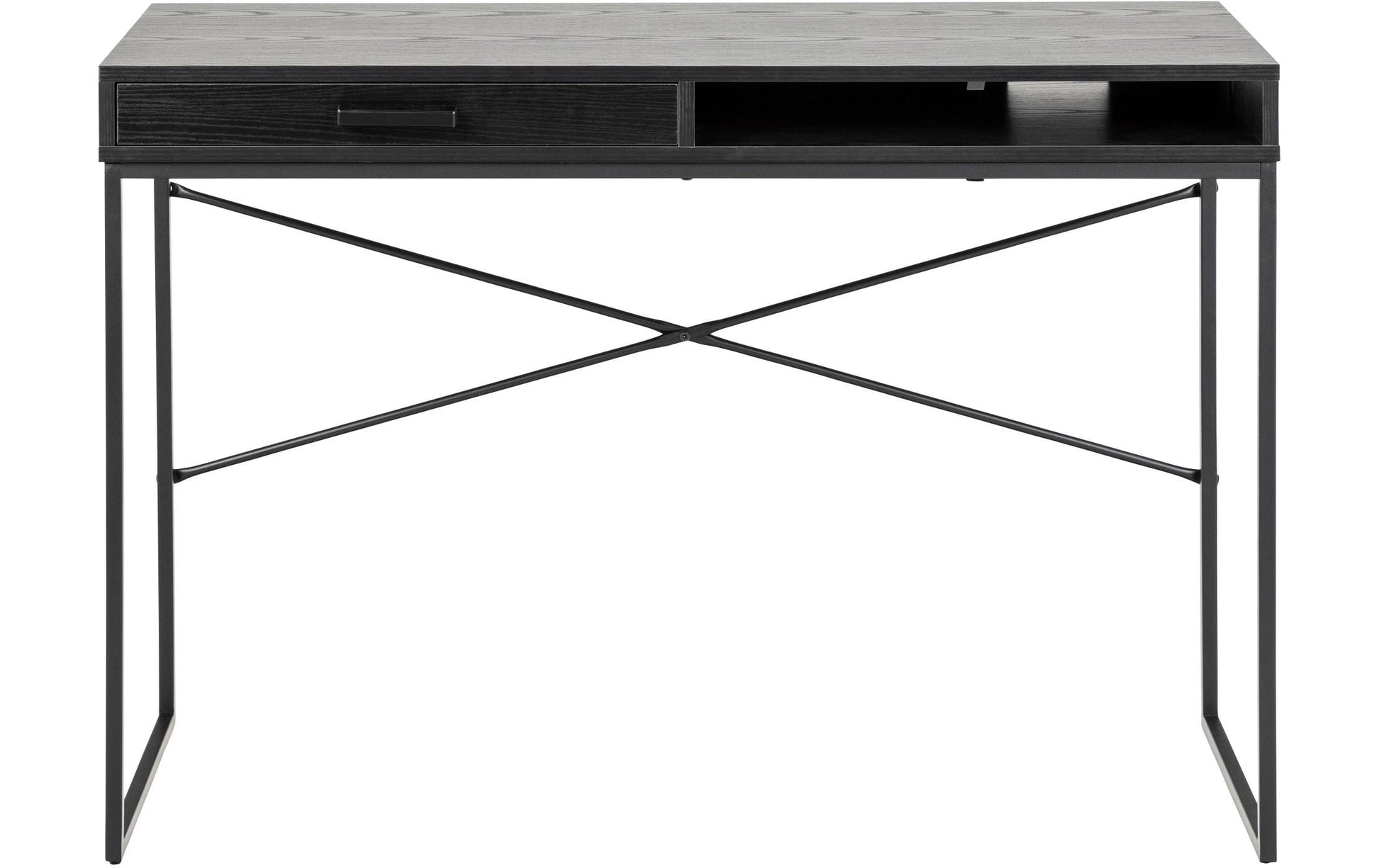 Actona Tischplatte – 110 × 45 cm – schwarz