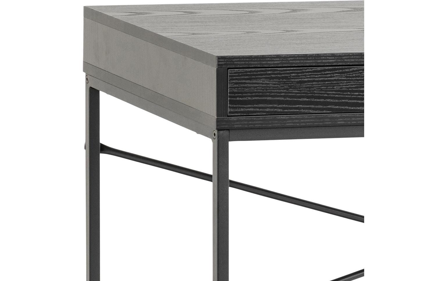 Actona Tischplatte – 110 × 45 cm – schwarz