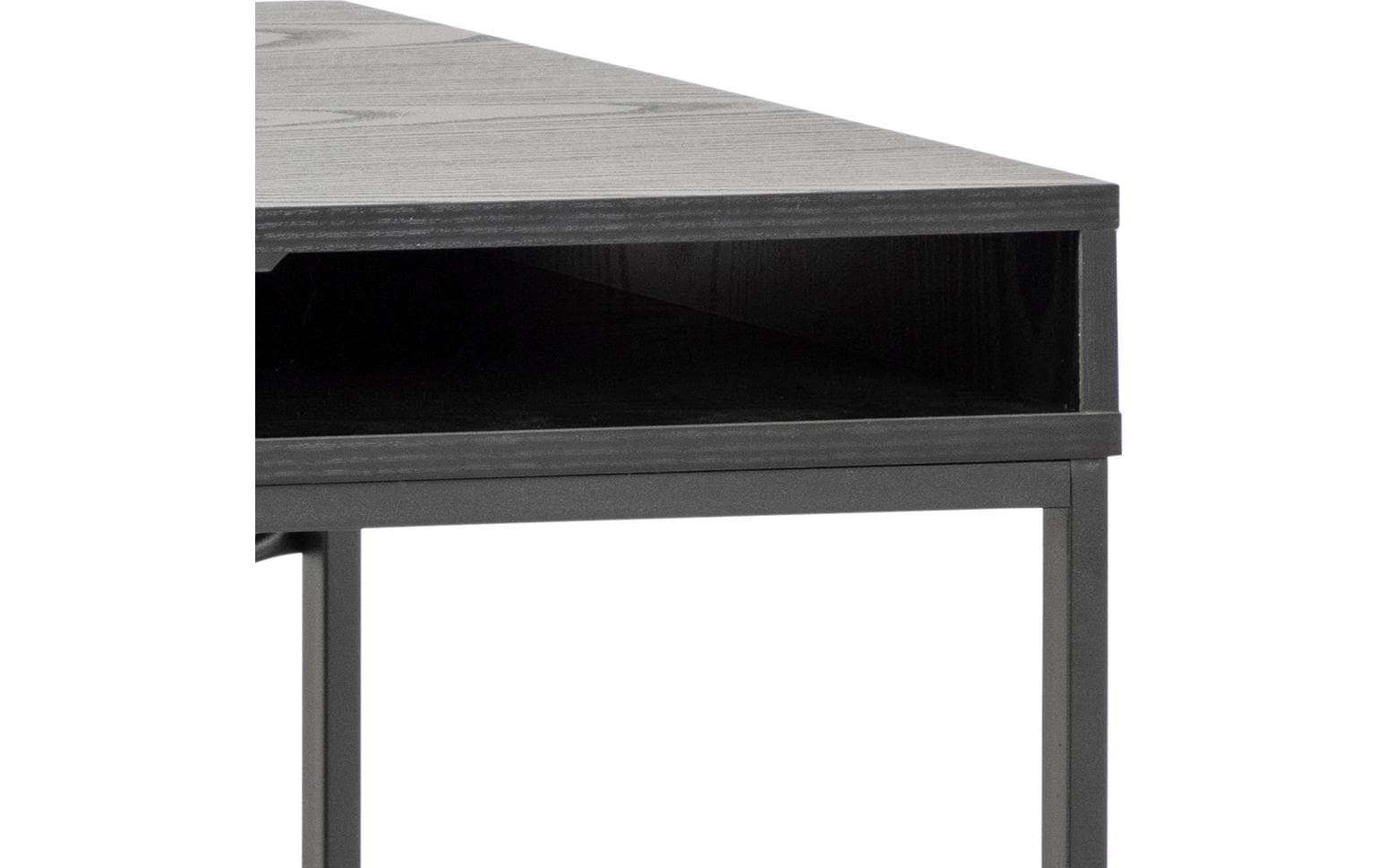 Actona Tischplatte – 110 × 45 cm – schwarz
