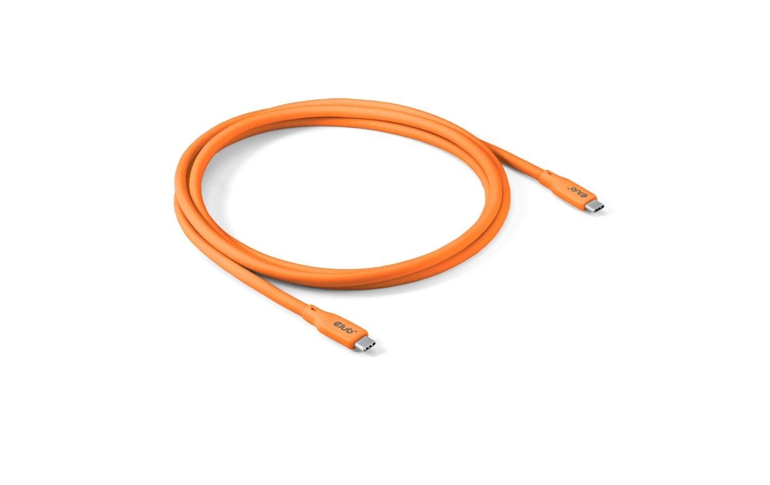 CLUB3D Club 3D – USB-Kabel, USB-C zu USB-C, 2 m, USB4, Lade-/Datenkabel